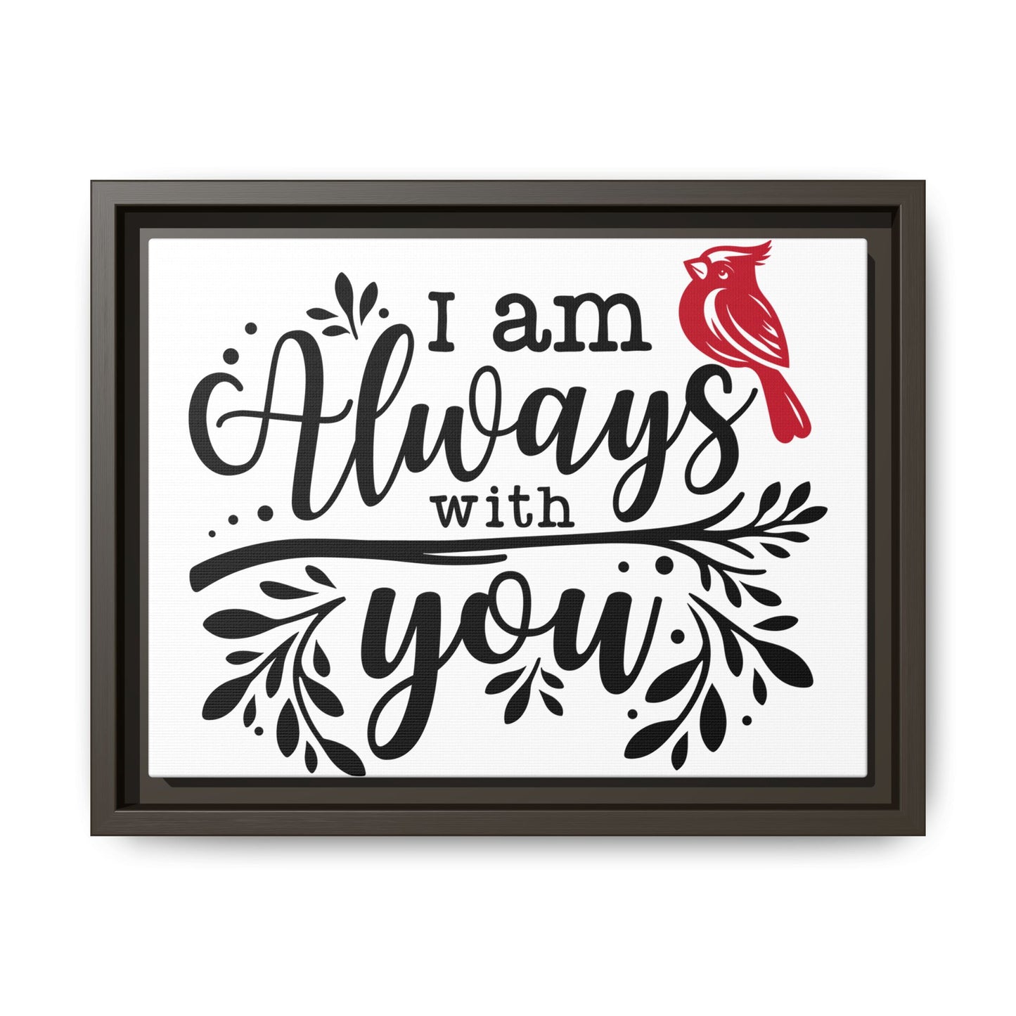 Always With You Cardinal – Matte Canvas Wall Art