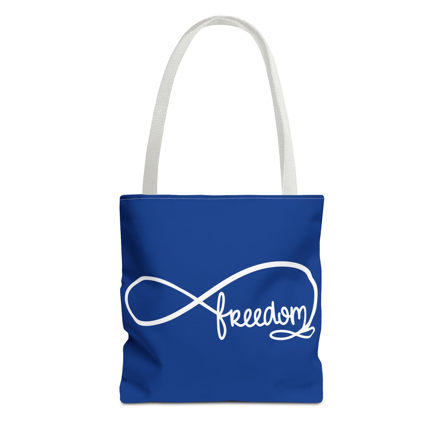 Freedom Infinity Symbol Tote Bag – Patriotic Everyday Carry, Double-Sided Print