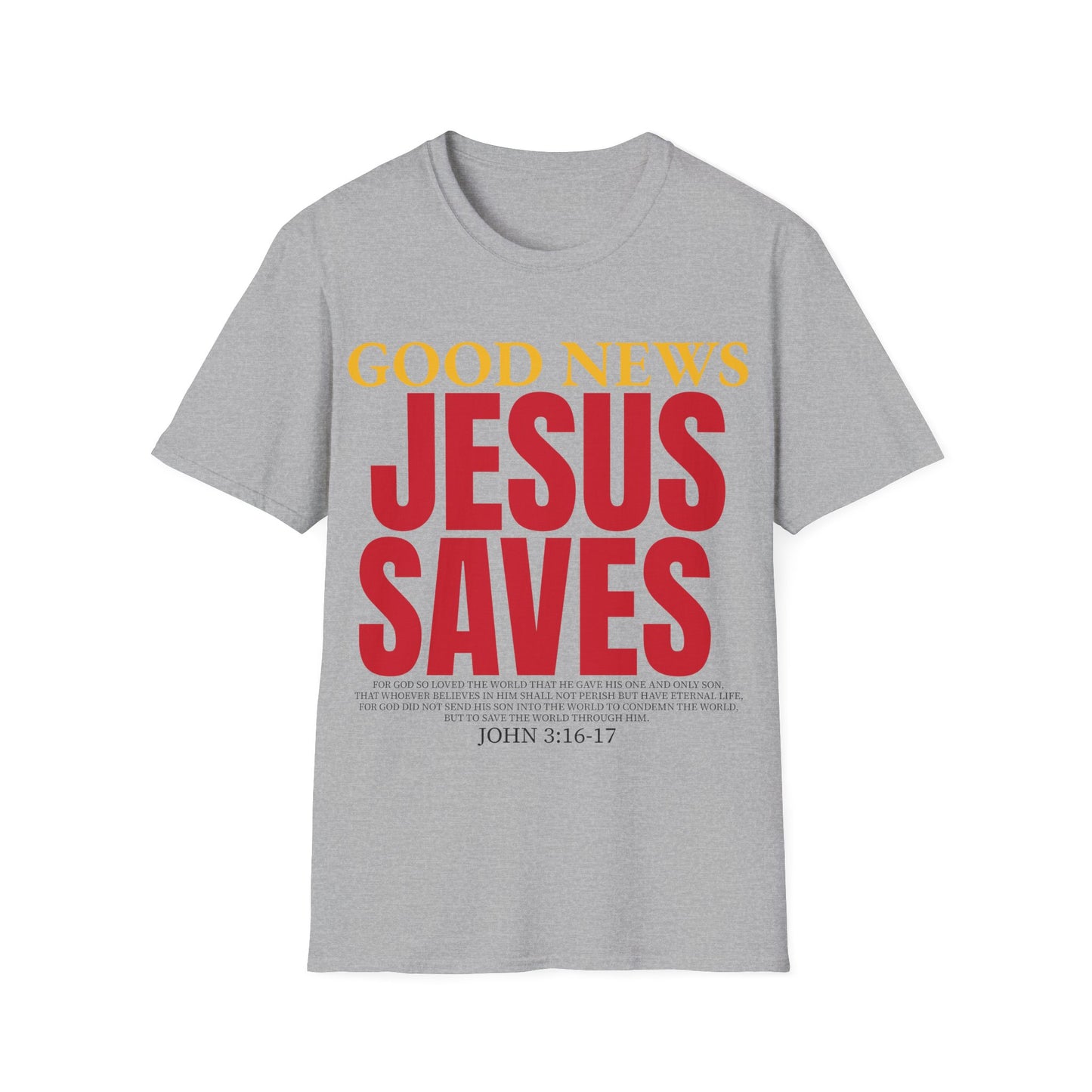 Inspirational "Jesus Saves" T-Shirt