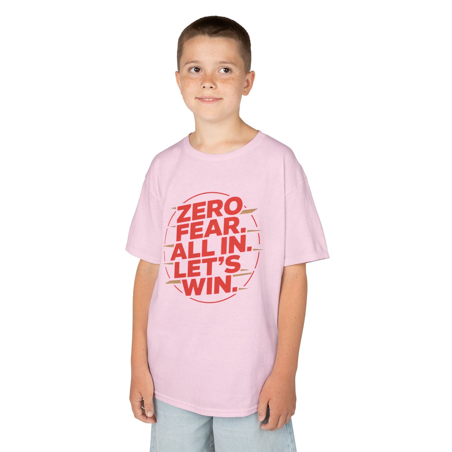 Zero Fear Kids Tee – Inspirational Shirt for Young Champions