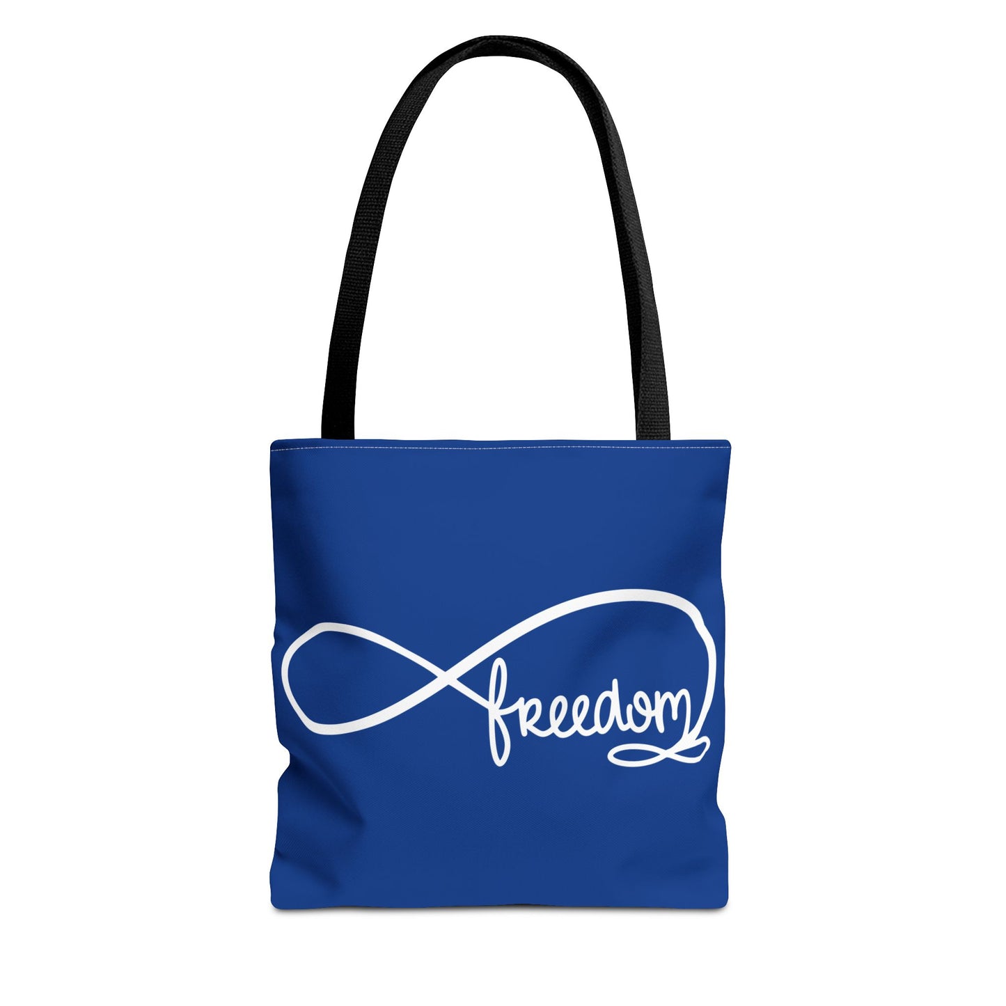 Freedom Infinity Symbol Tote Bag – Patriotic Everyday Carry, Double-Sided Print