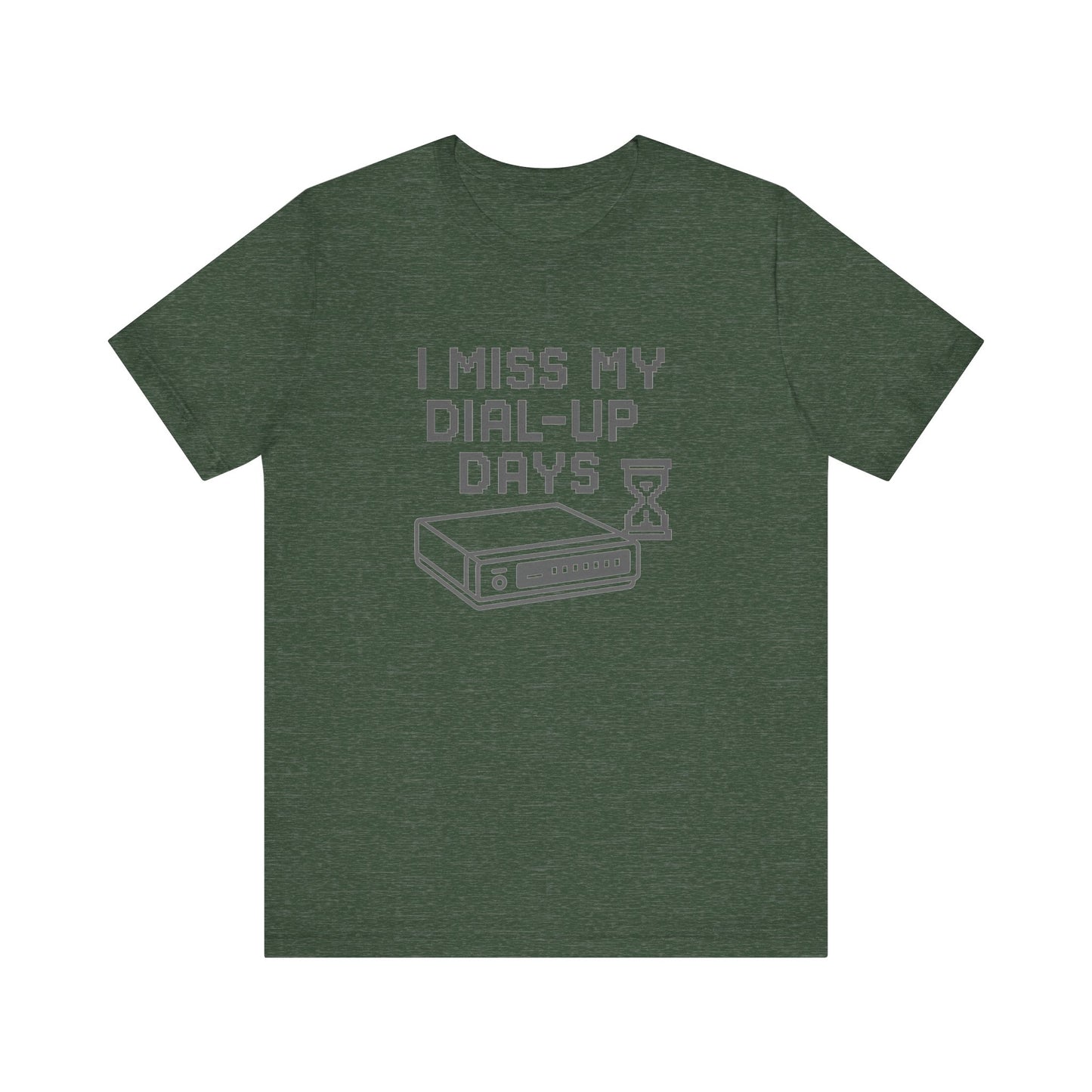 Nostalgic Dial-Up Days Tee – Retro Tech Shirt for 90s Kids, IT Pros & Internet Pioneers