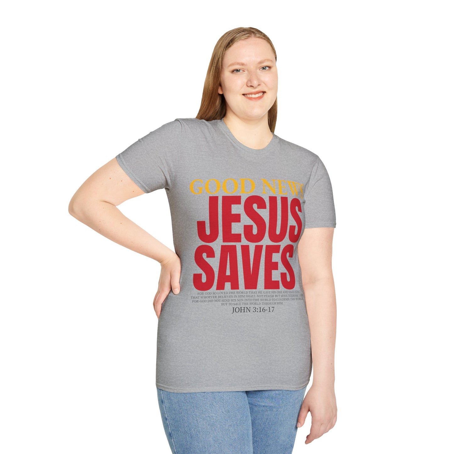 Inspirational "Jesus Saves" T-Shirt