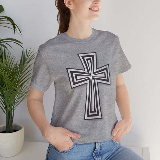 Faith-Inspired Cross Tee - Unisex Jersey Shirt