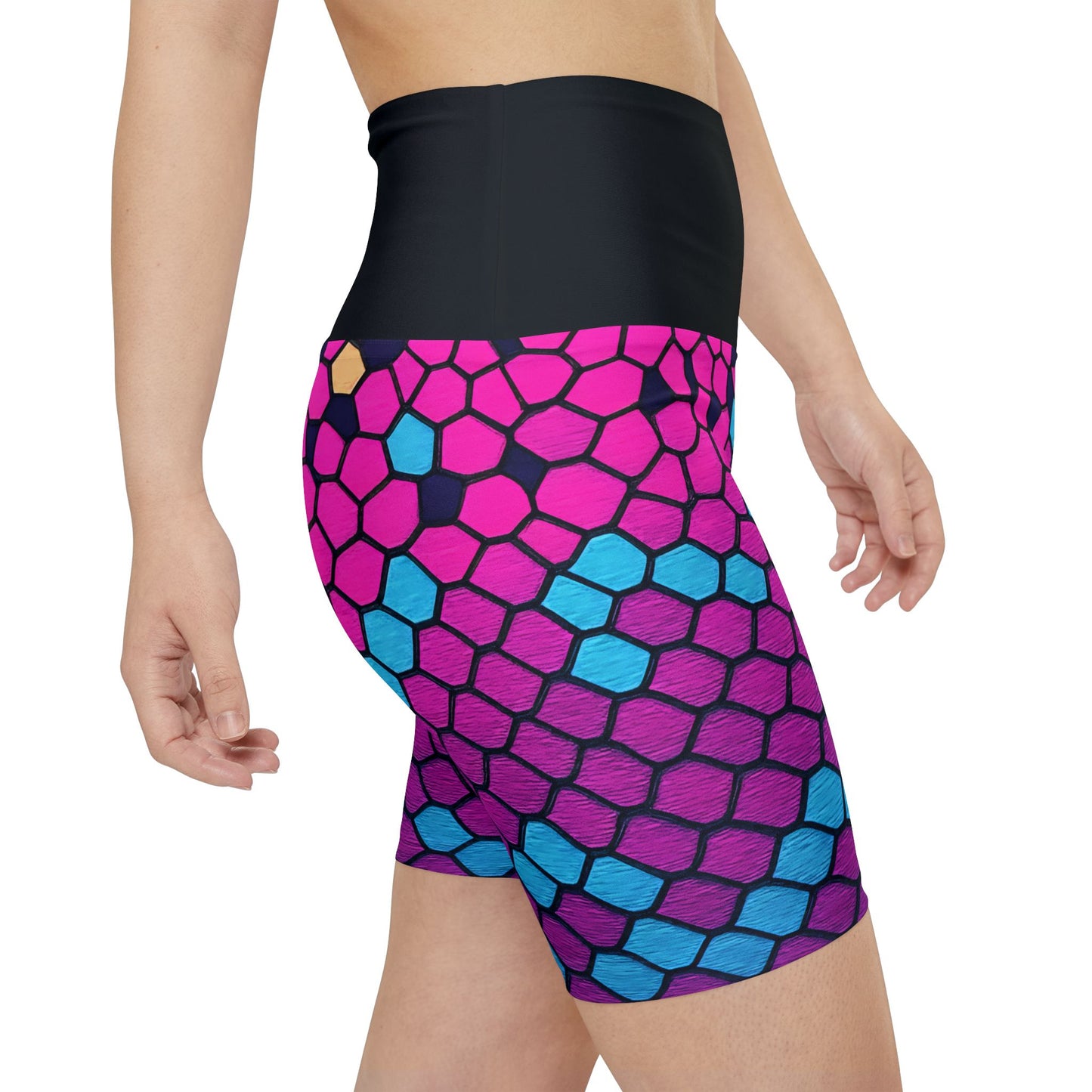 Vibrant Women's Workout Shorts – Bold Fitness Apparel for Active Living