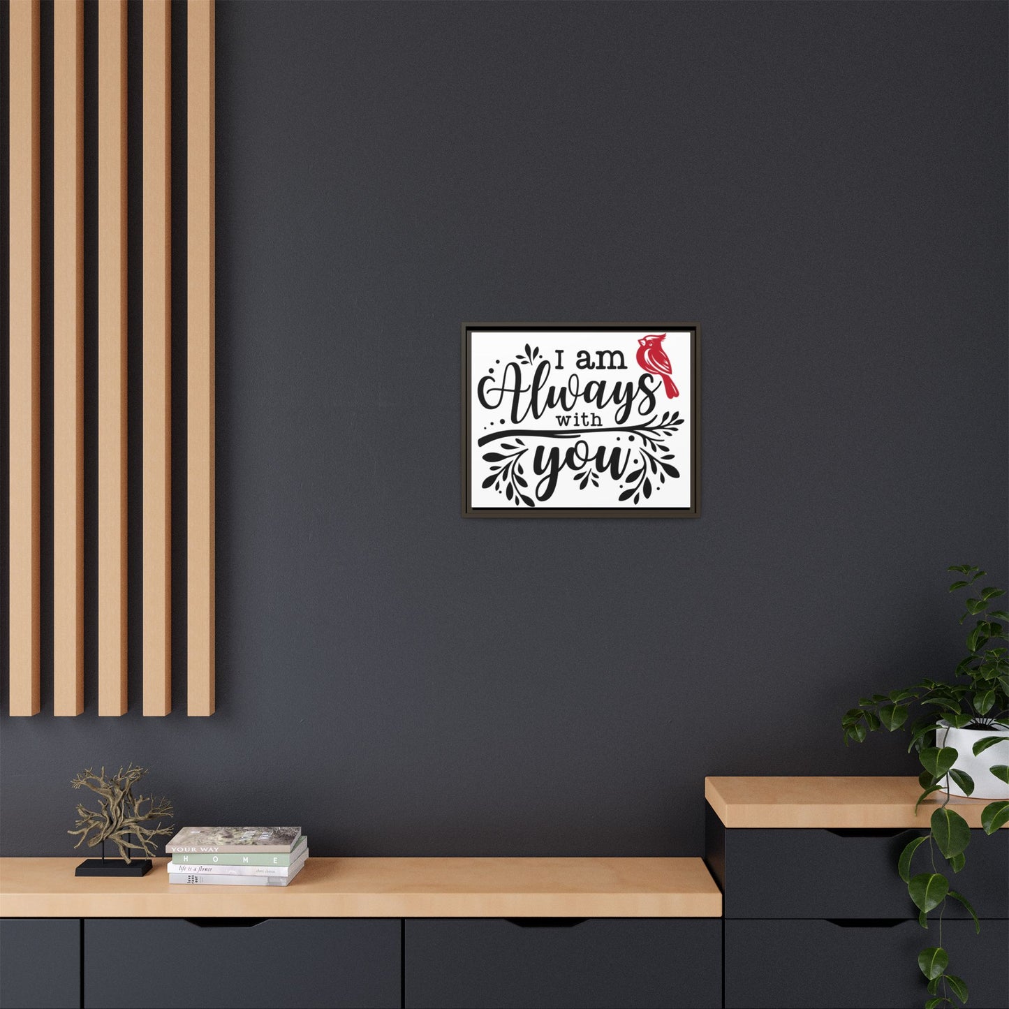 Always With You Cardinal – Matte Canvas Wall Art