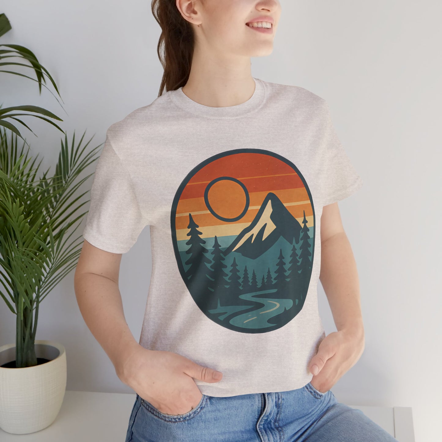 Mountain Sunset Nature Tee