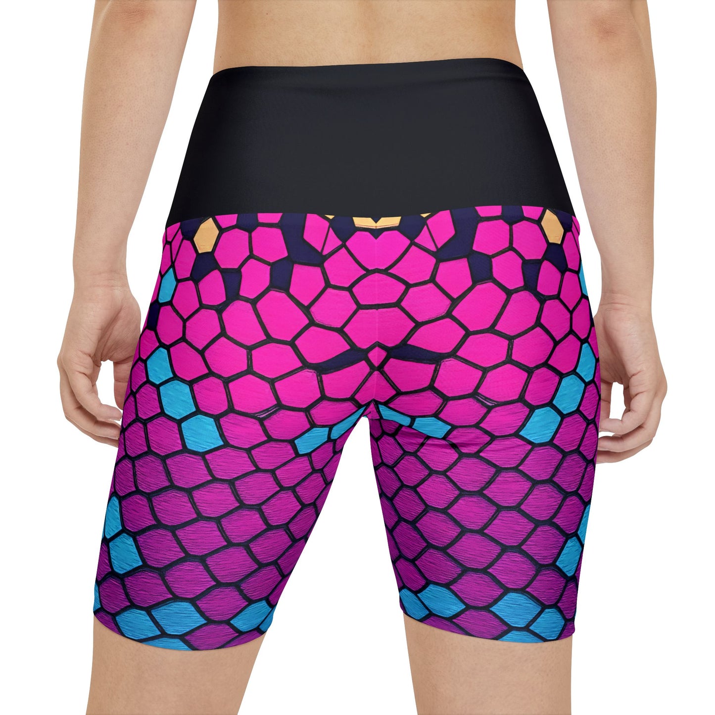 Vibrant Women's Workout Shorts – Bold Fitness Apparel for Active Living