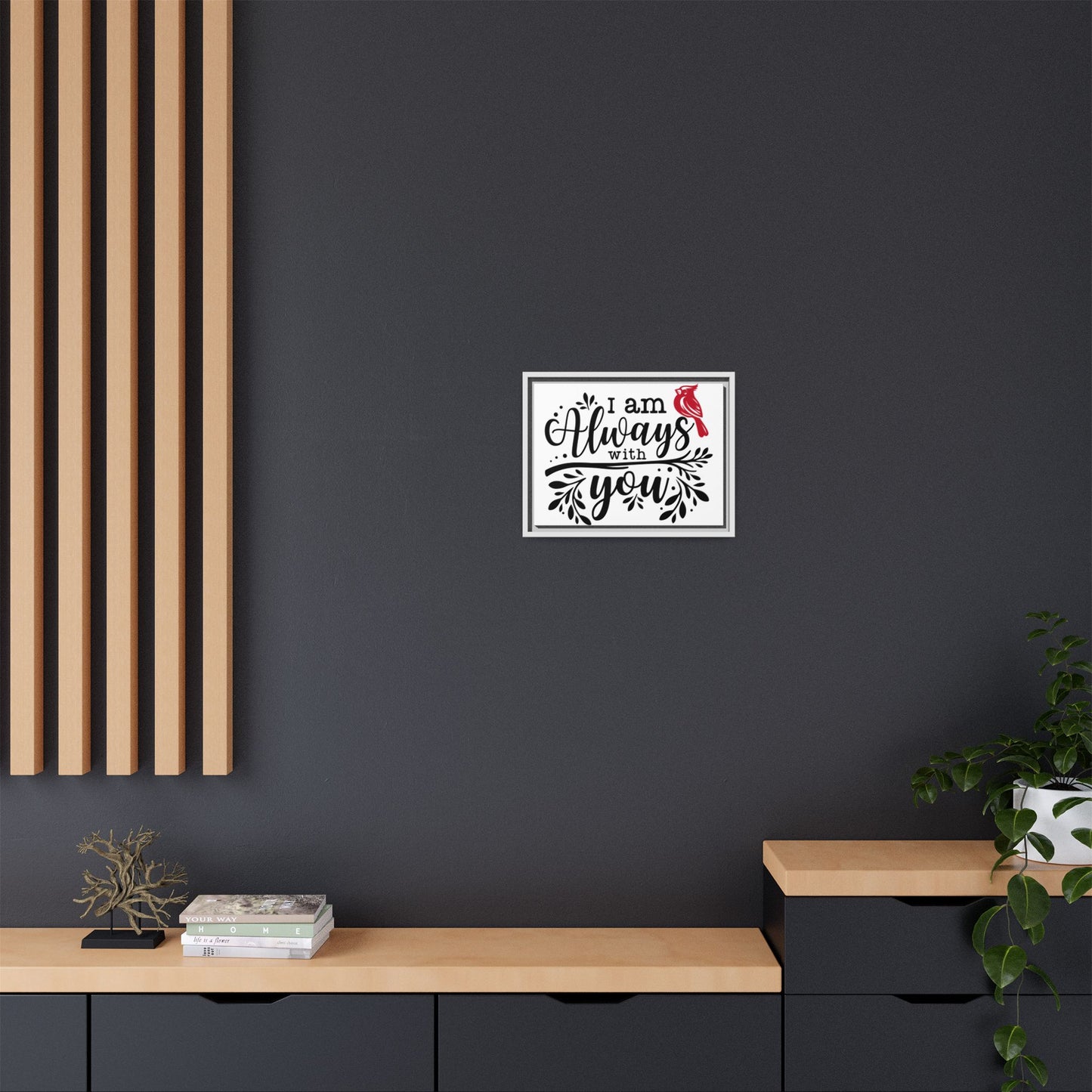 Always With You Cardinal – Matte Canvas Wall Art