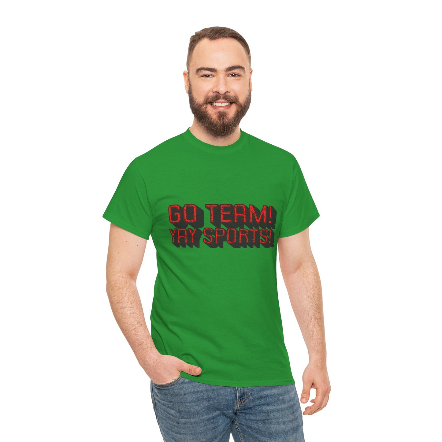 Sporty “GO TEAM YAY SPORTS” Tee