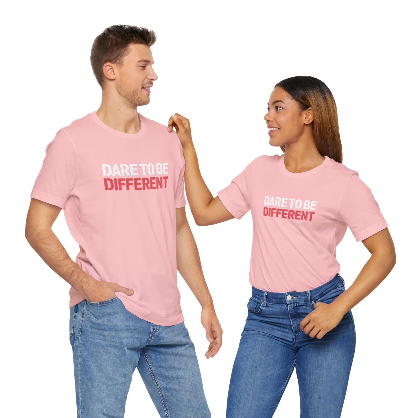 Motivational Quote T-Shirt - Dare To Be Different Shirt - Unisex Tee
