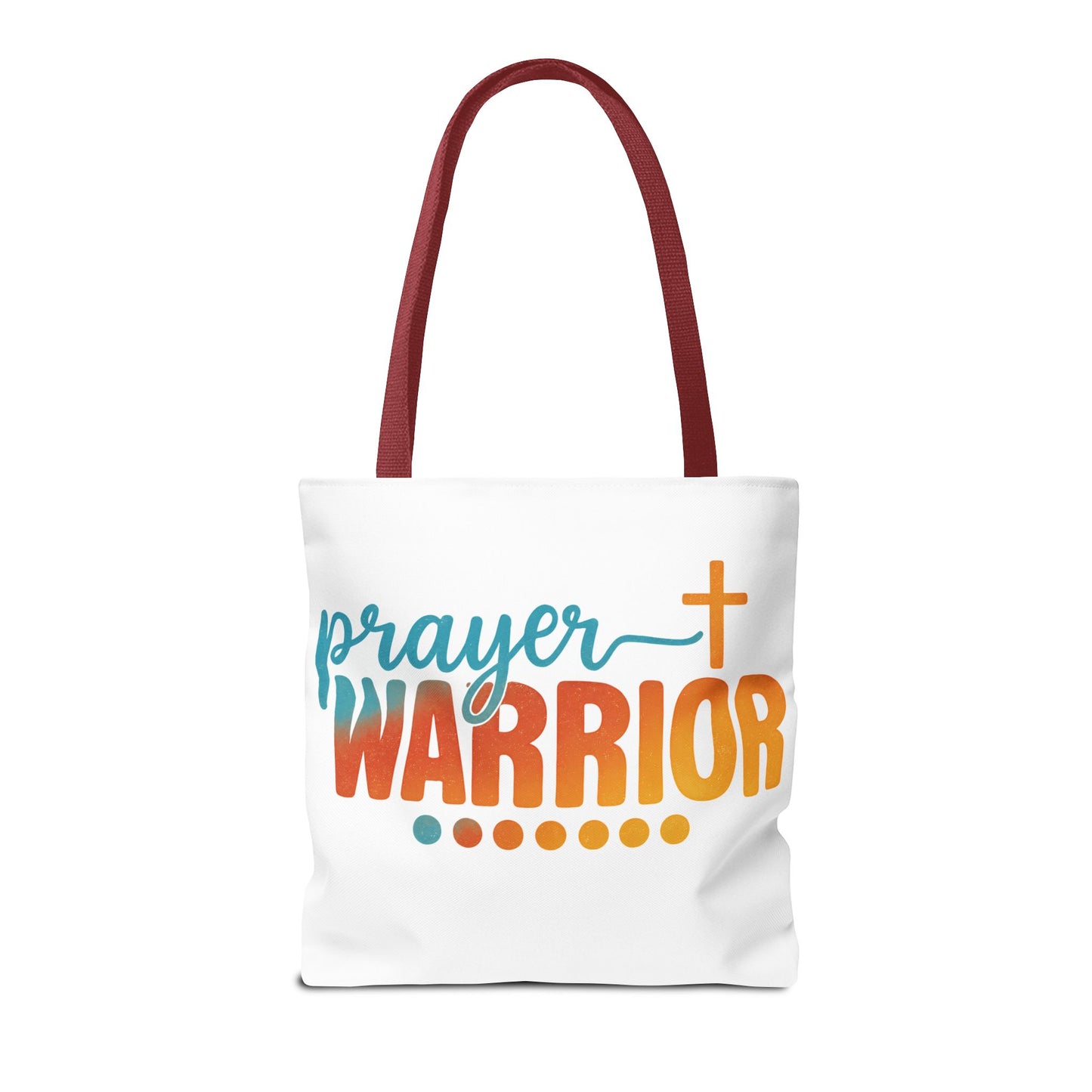 Prayer Warrior Faith Tote Bag – Double-Sided Christian Carryall | Inspirational Religious Gift