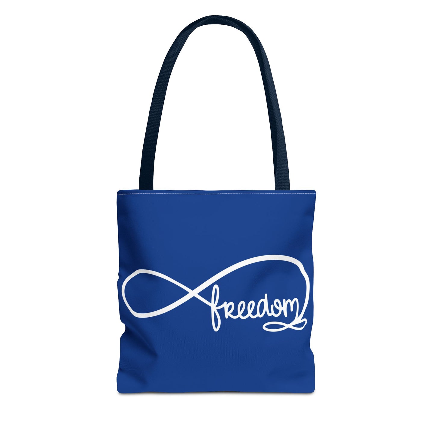 Freedom Infinity Symbol Tote Bag – Patriotic Everyday Carry, Double-Sided Print