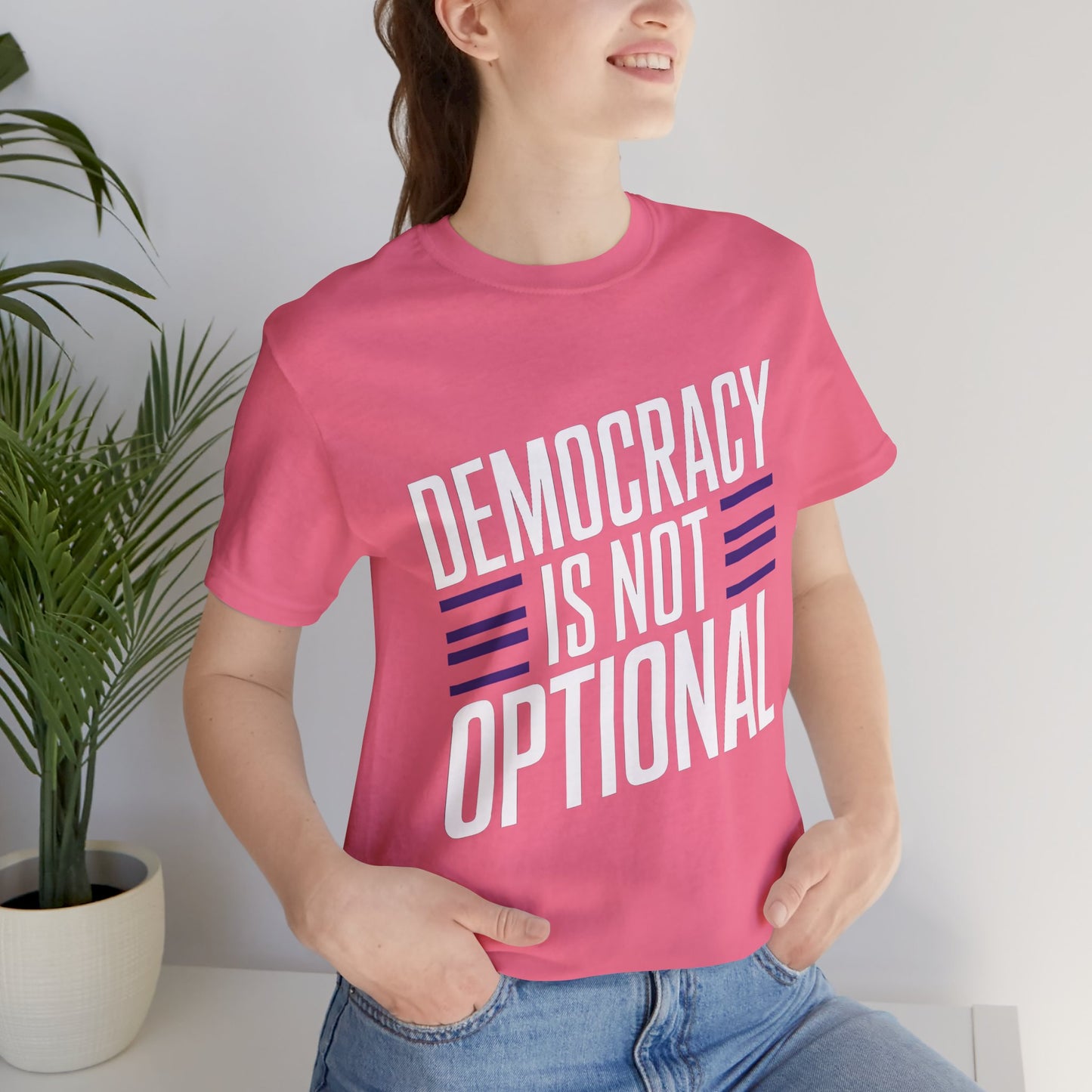 Democracy Is Not Optional – Unisex Political Statement Tee 🗳️
