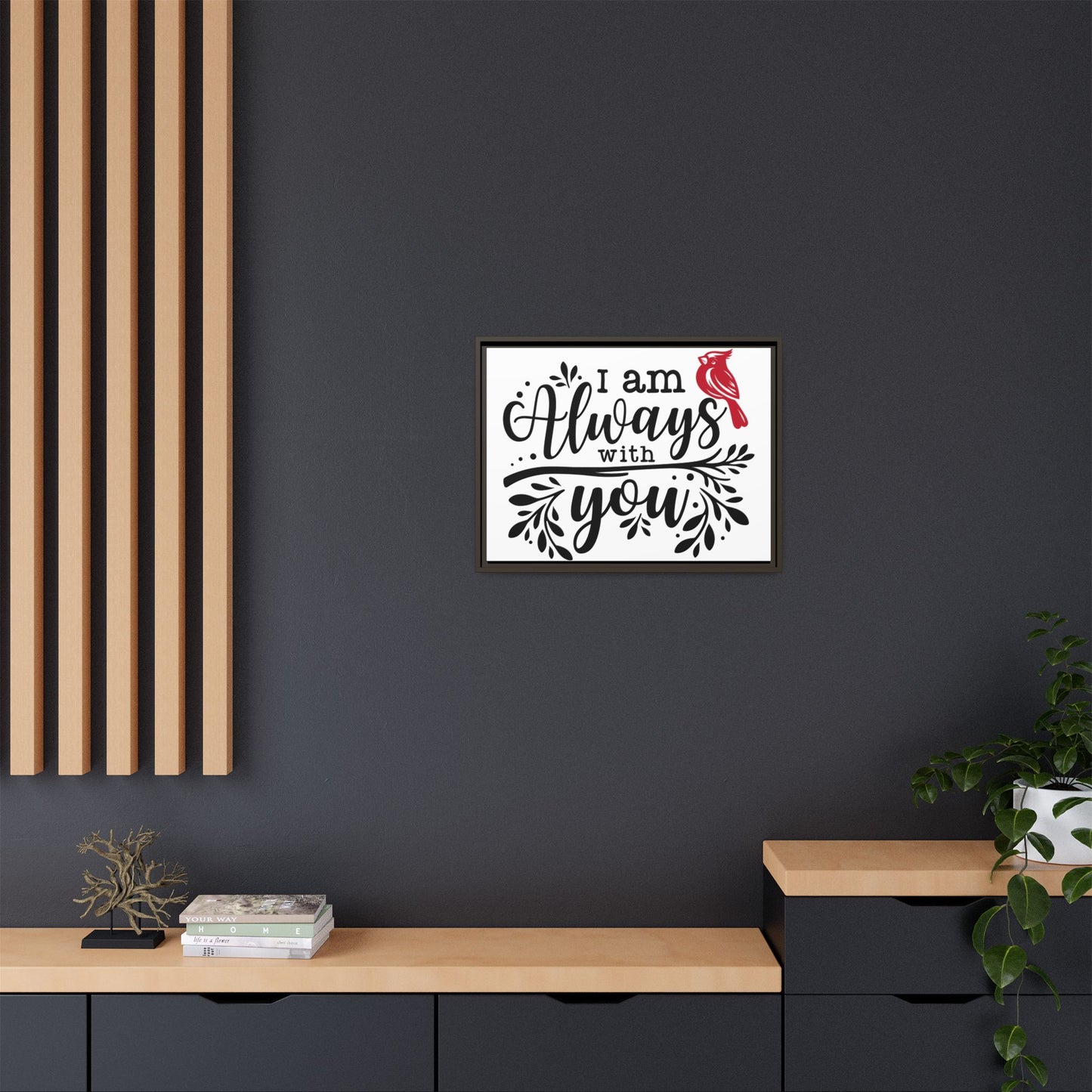 Always With You Cardinal – Matte Canvas Wall Art
