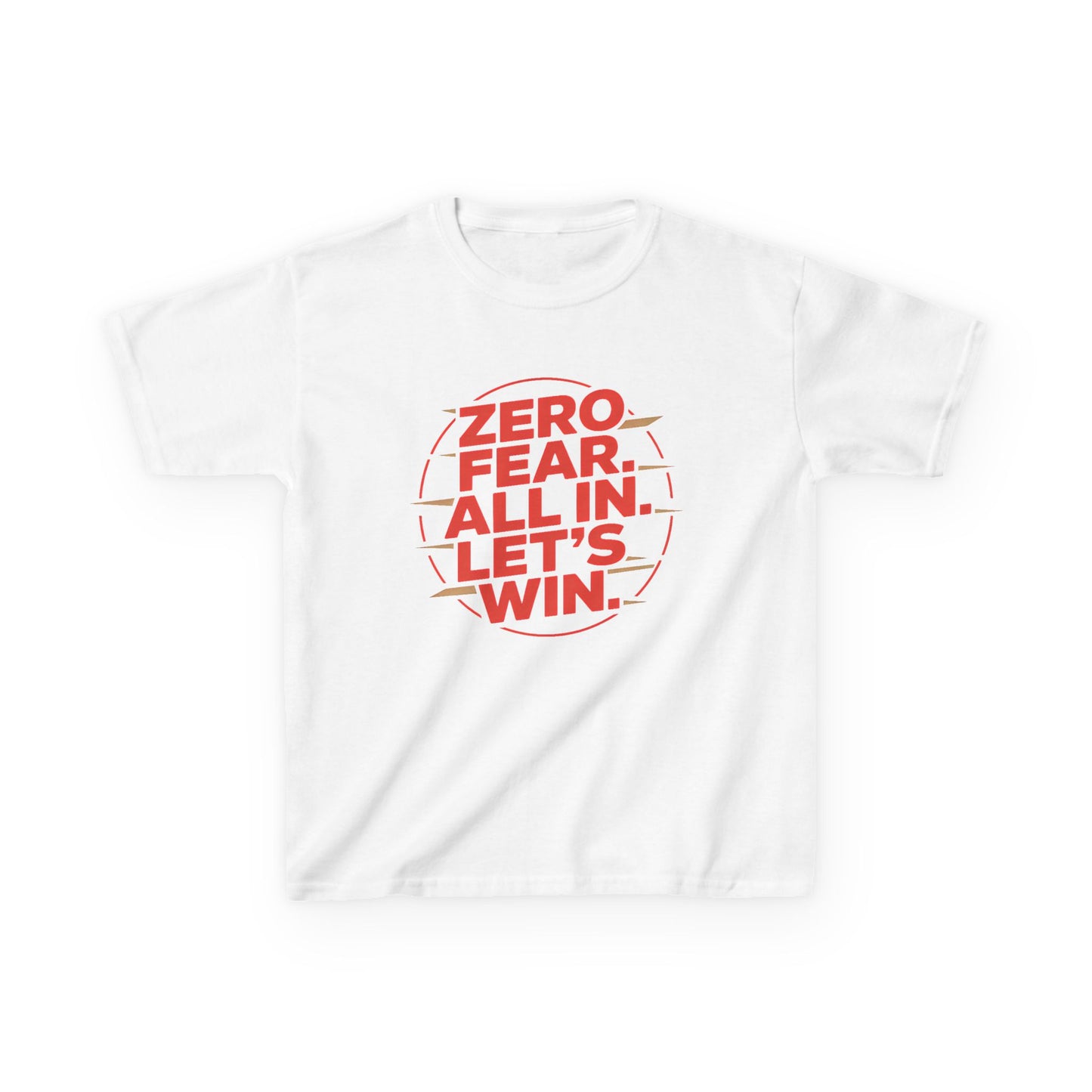 Zero Fear Kids Tee – Inspirational Shirt for Young Champions