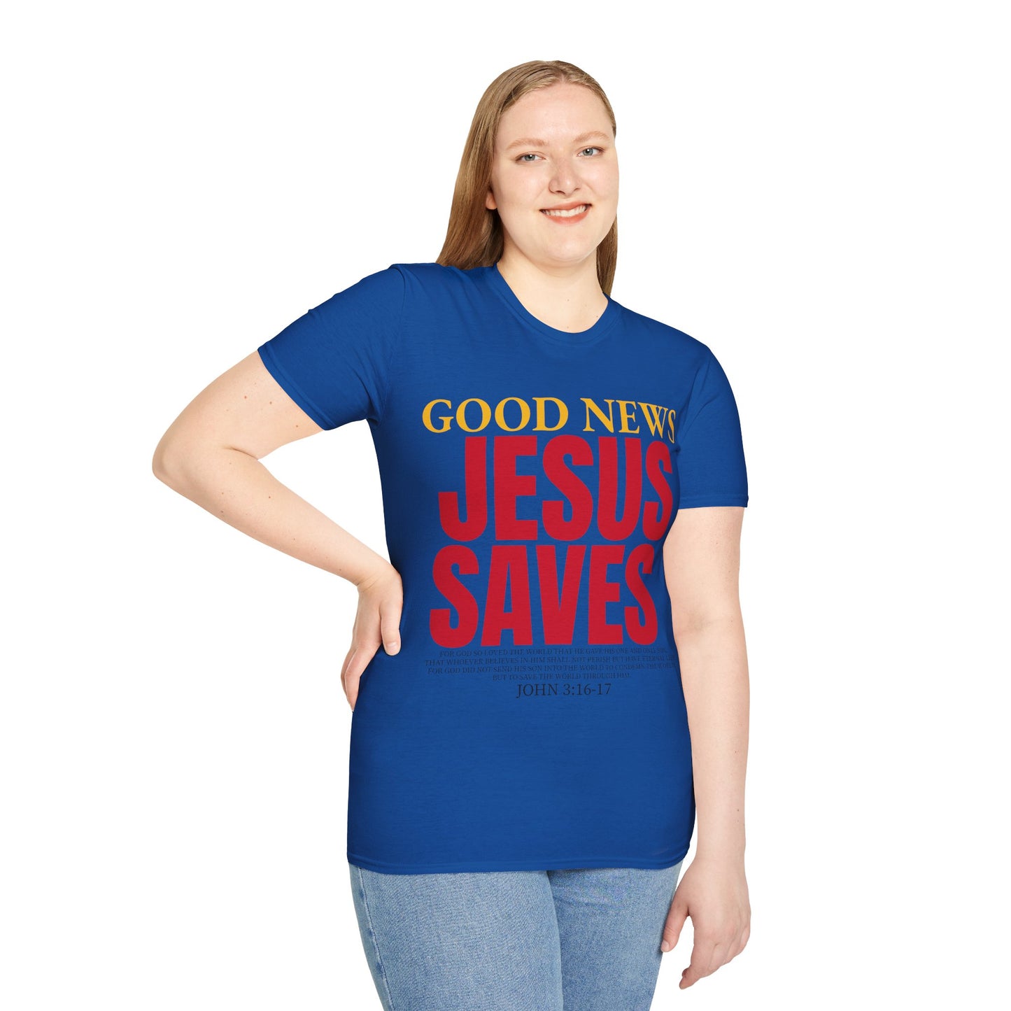 Inspirational "Jesus Saves" T-Shirt