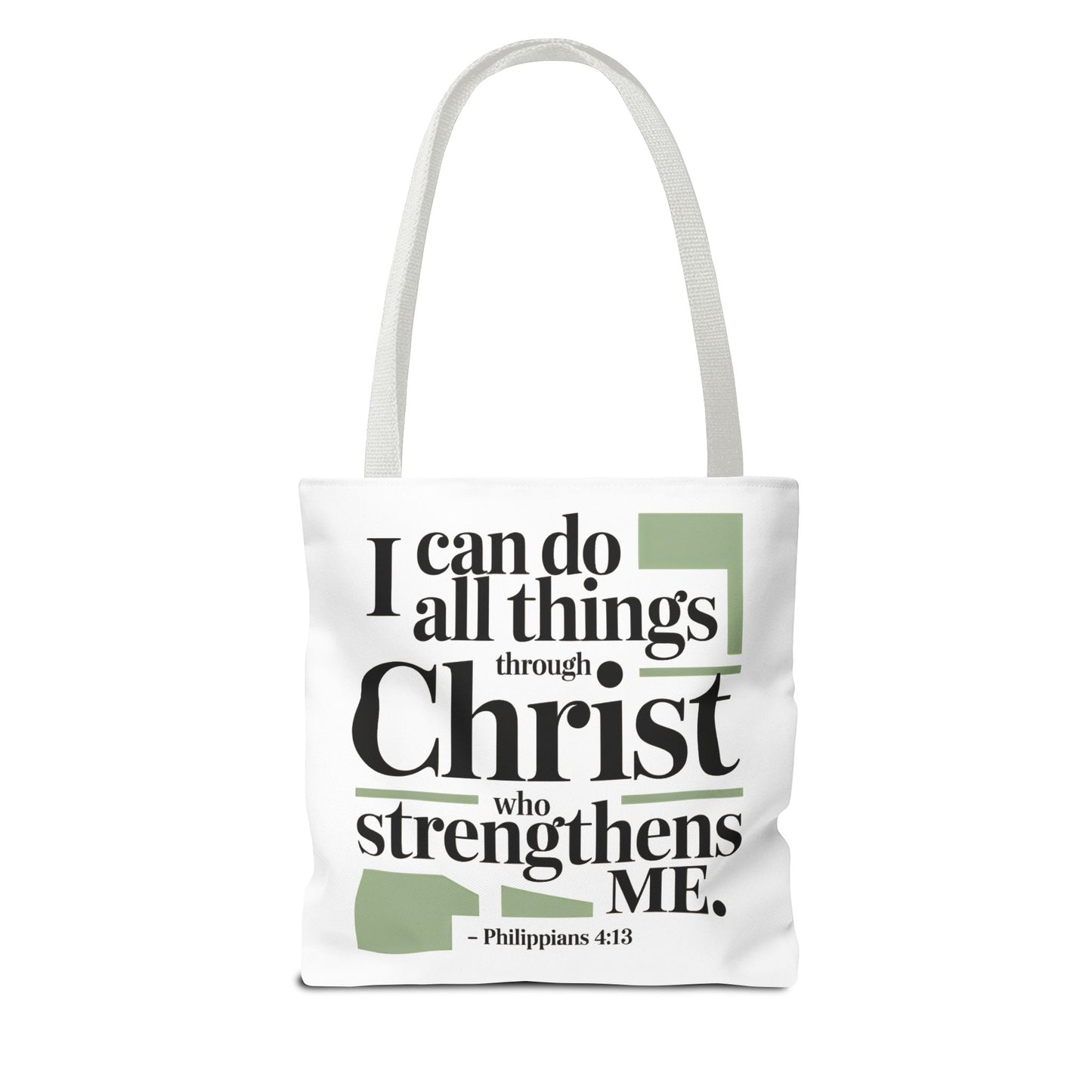 Inspirational Bible Verse Tote Bag – Faith-Based Everyday Carry, Christian Gift for Women, Church & Life