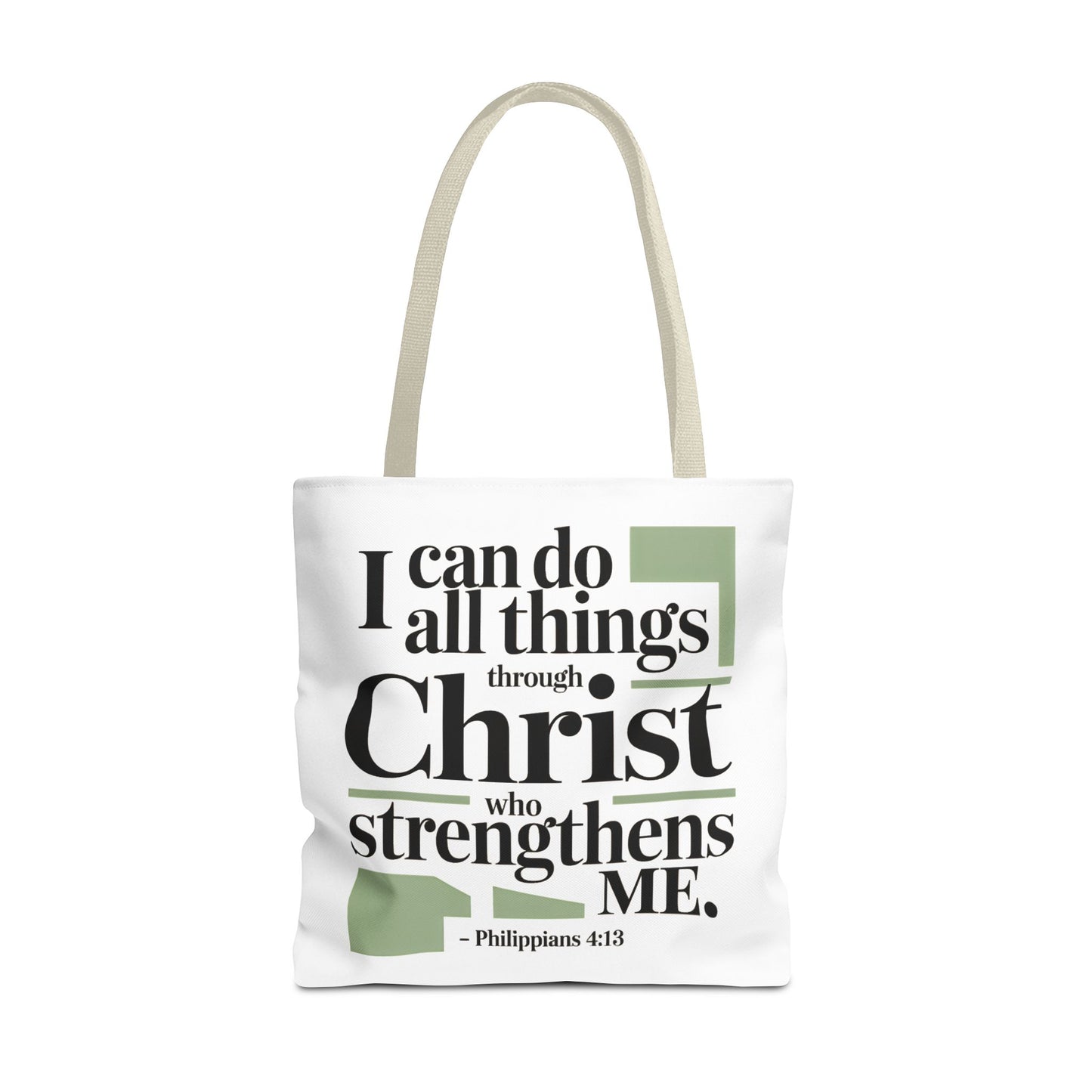 Inspirational Bible Verse Tote Bag – Faith-Based Everyday Carry, Christian Gift for Women, Church & Life