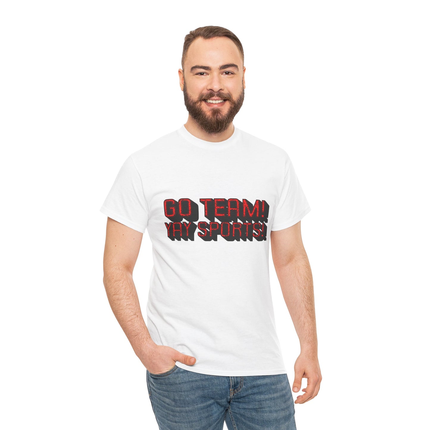 Sporty “GO TEAM YAY SPORTS” Tee