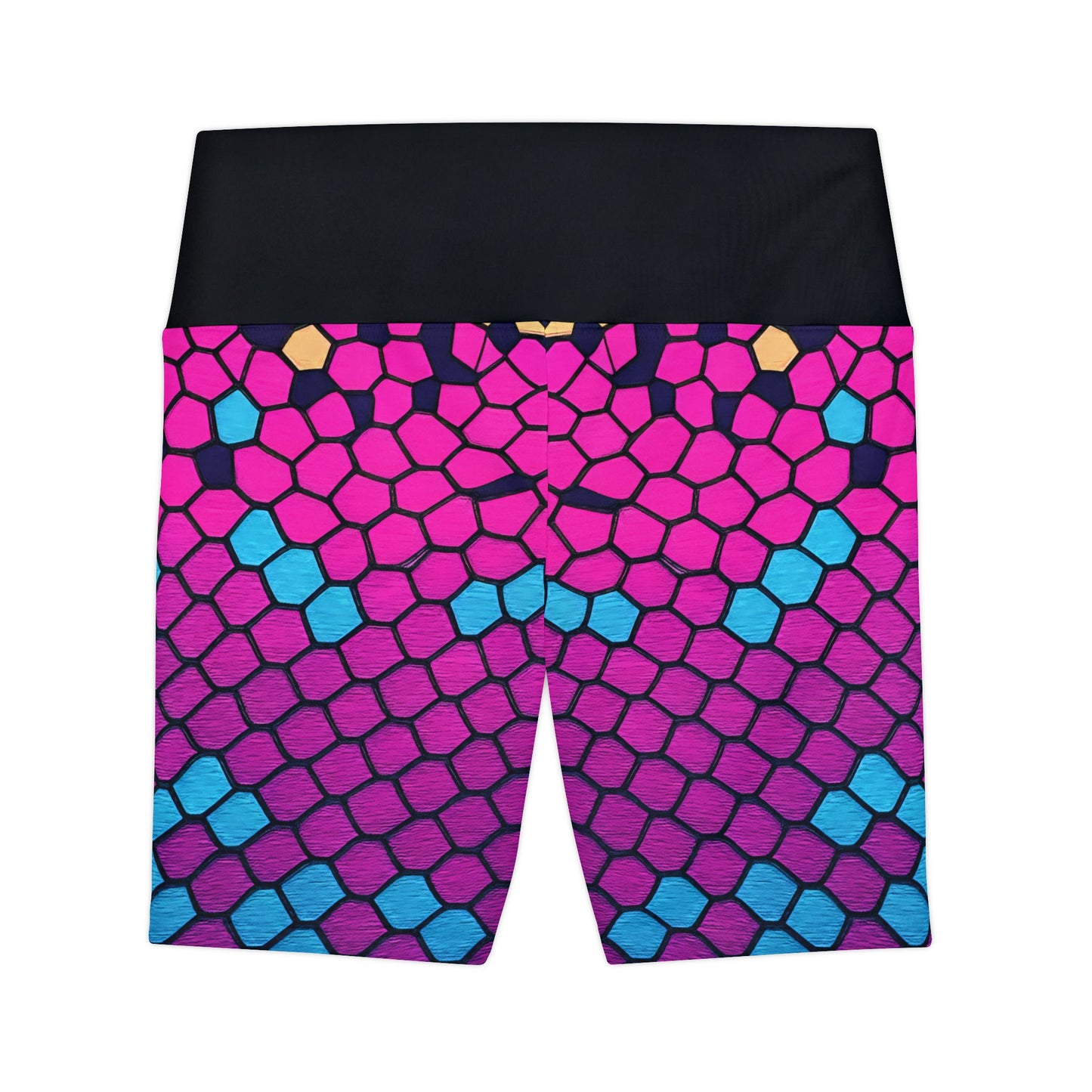 Vibrant Women's Workout Shorts – Bold Fitness Apparel for Active Living