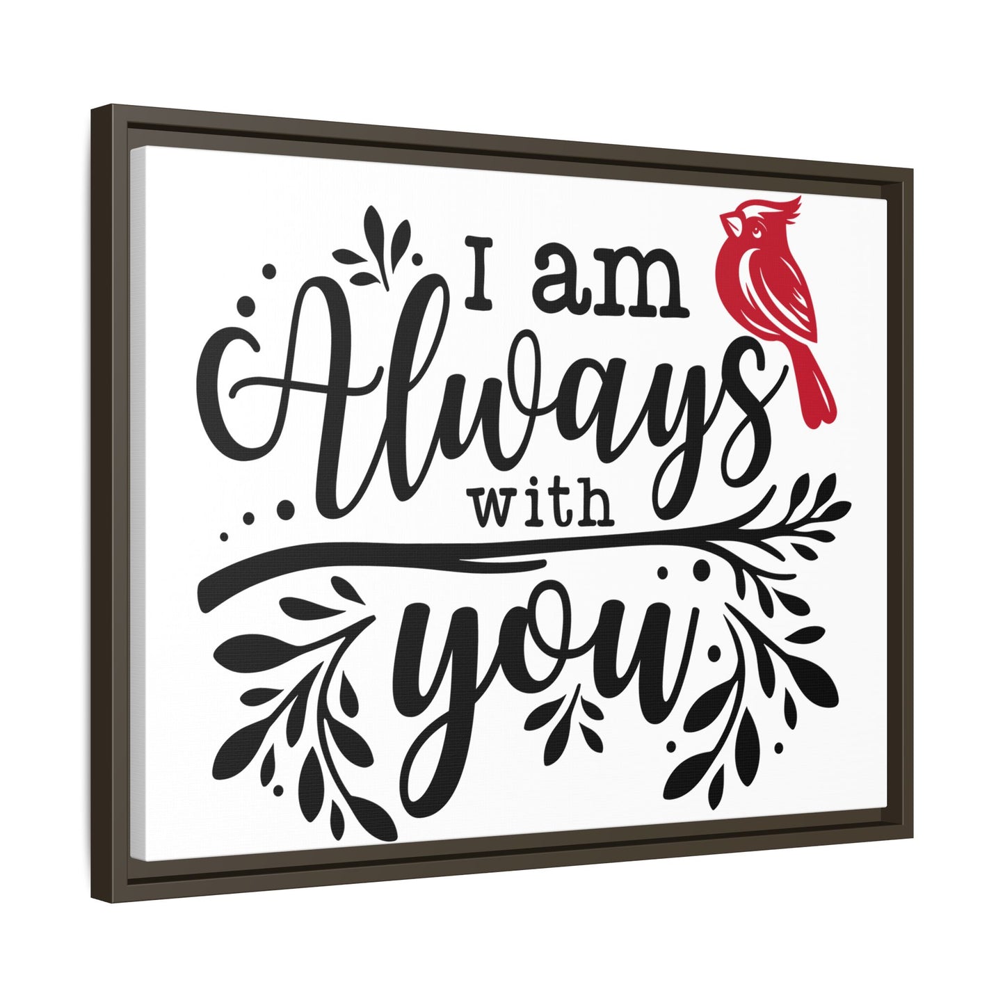 Always With You Cardinal – Matte Canvas Wall Art