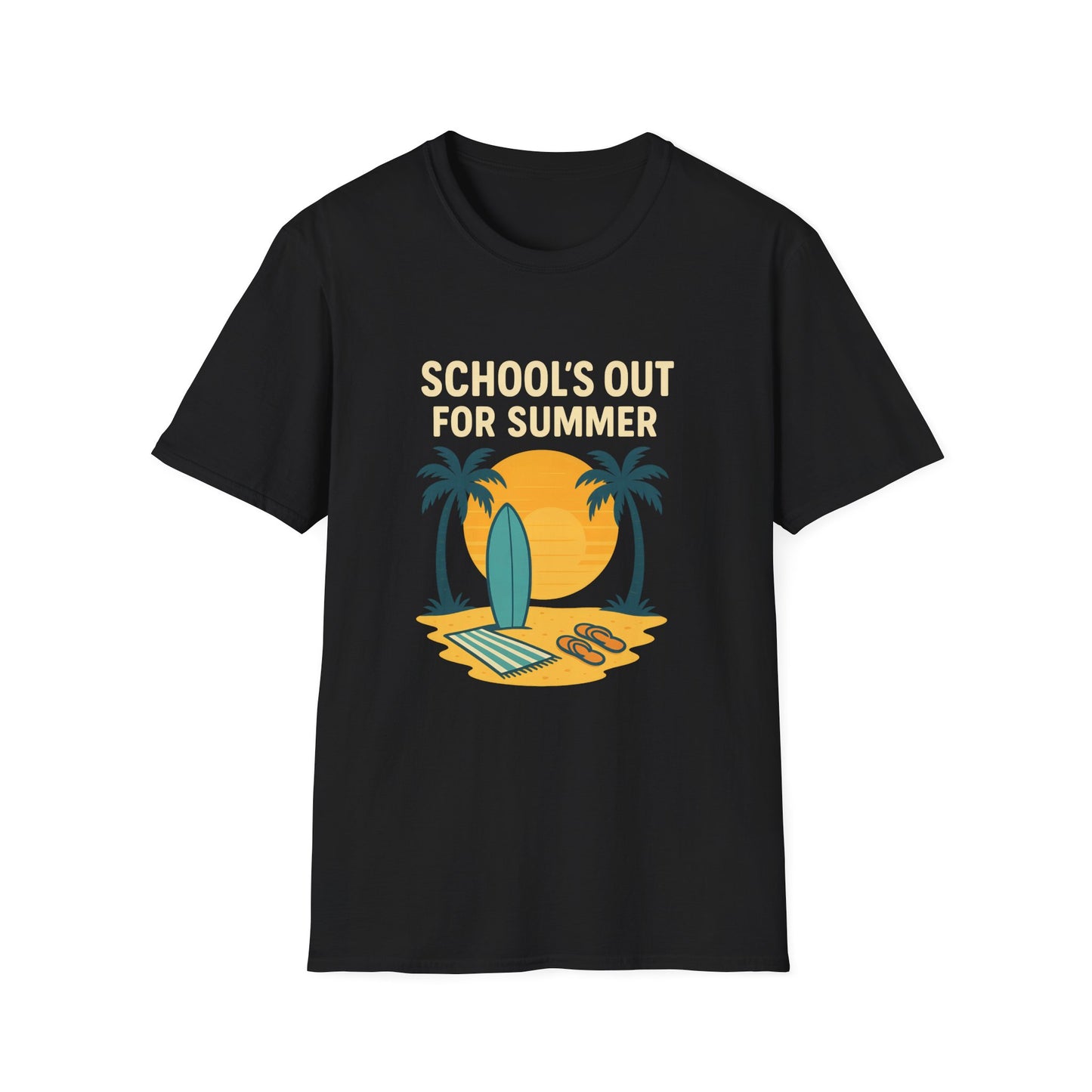 School’s Out for Summer T-Shirt – Laid-Back Style for Beach Days & Backyard Celebrations