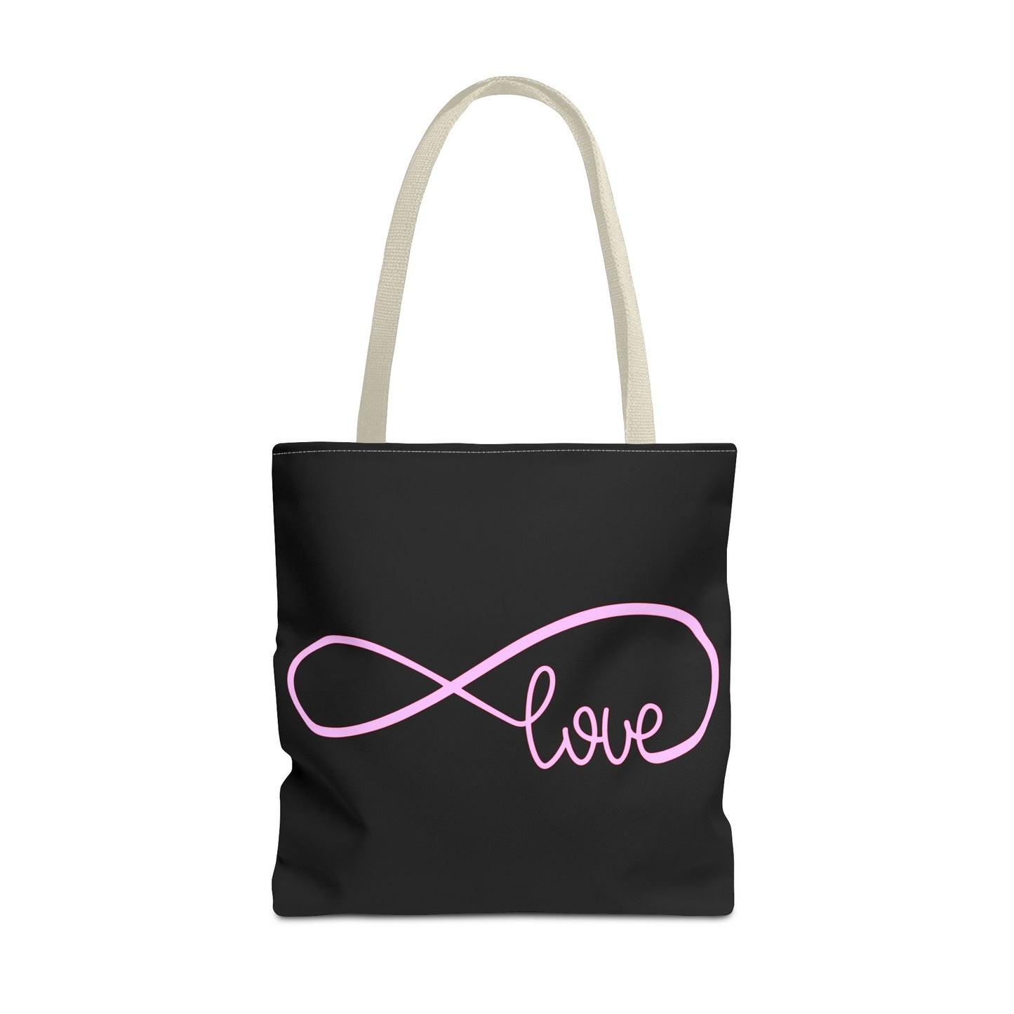 Love Infinity Symbol Tote Bag – Romantic Double-Sided Print, Everyday Carry