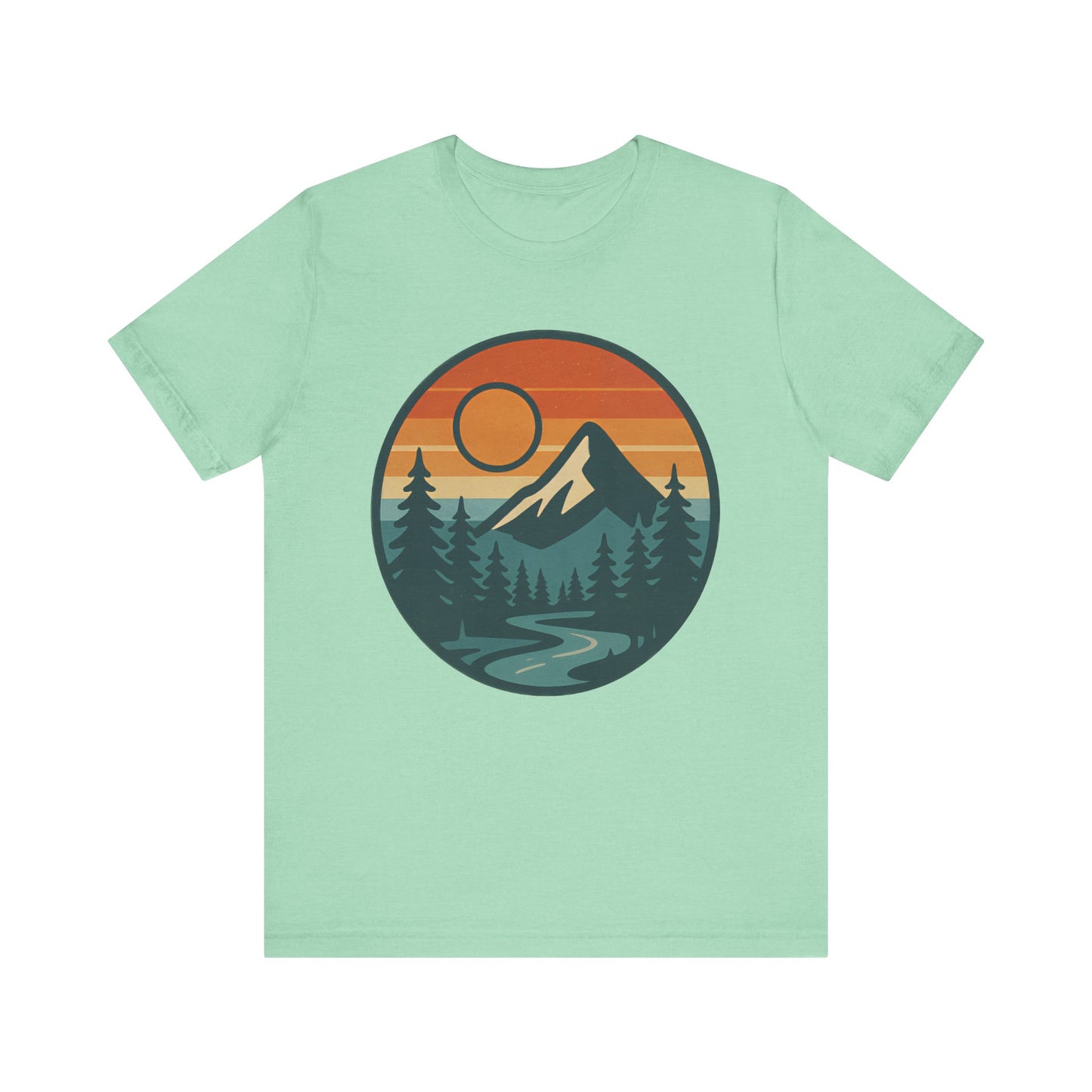 Mountain Sunset Nature Tee