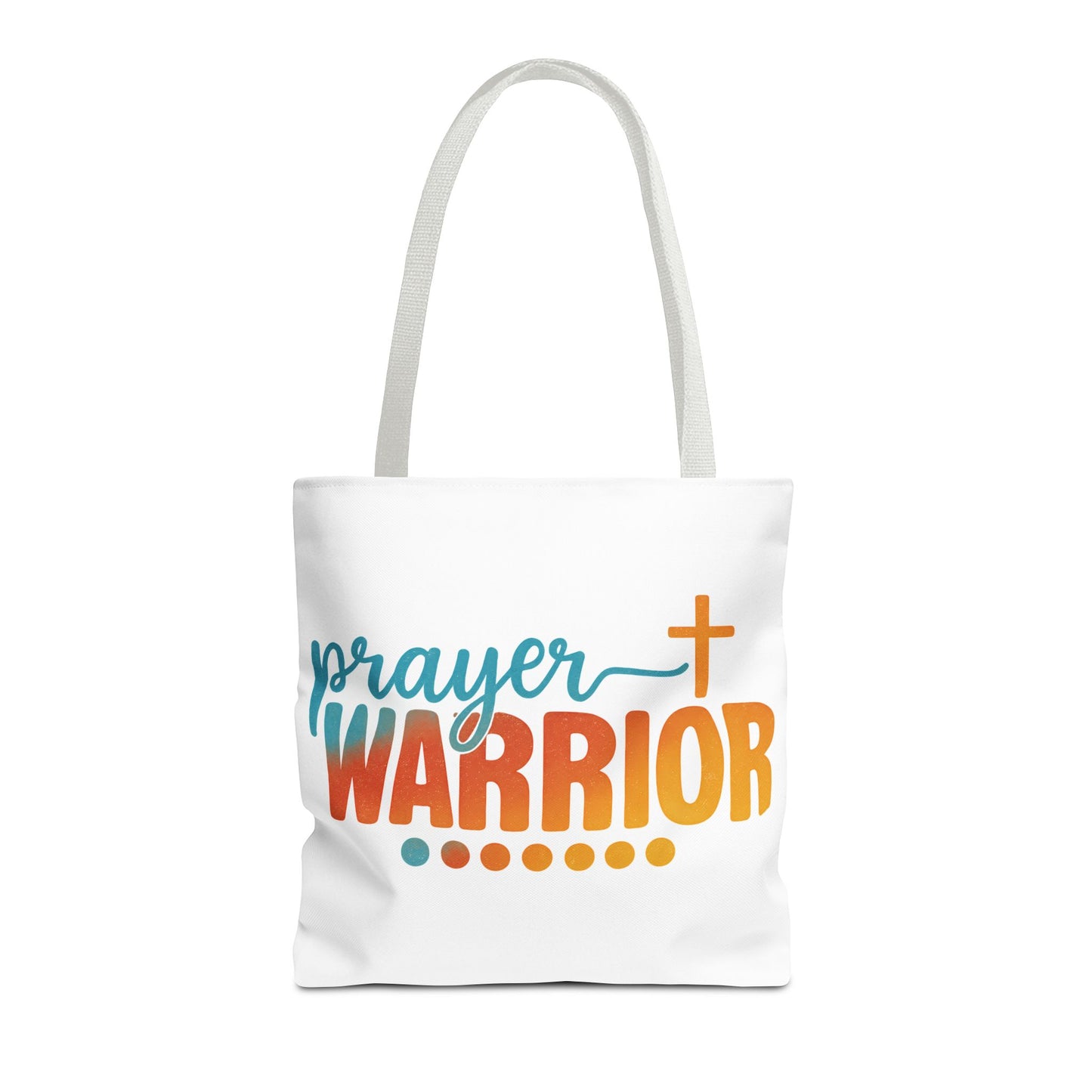 Prayer Warrior Faith Tote Bag – Double-Sided Christian Carryall | Inspirational Religious Gift