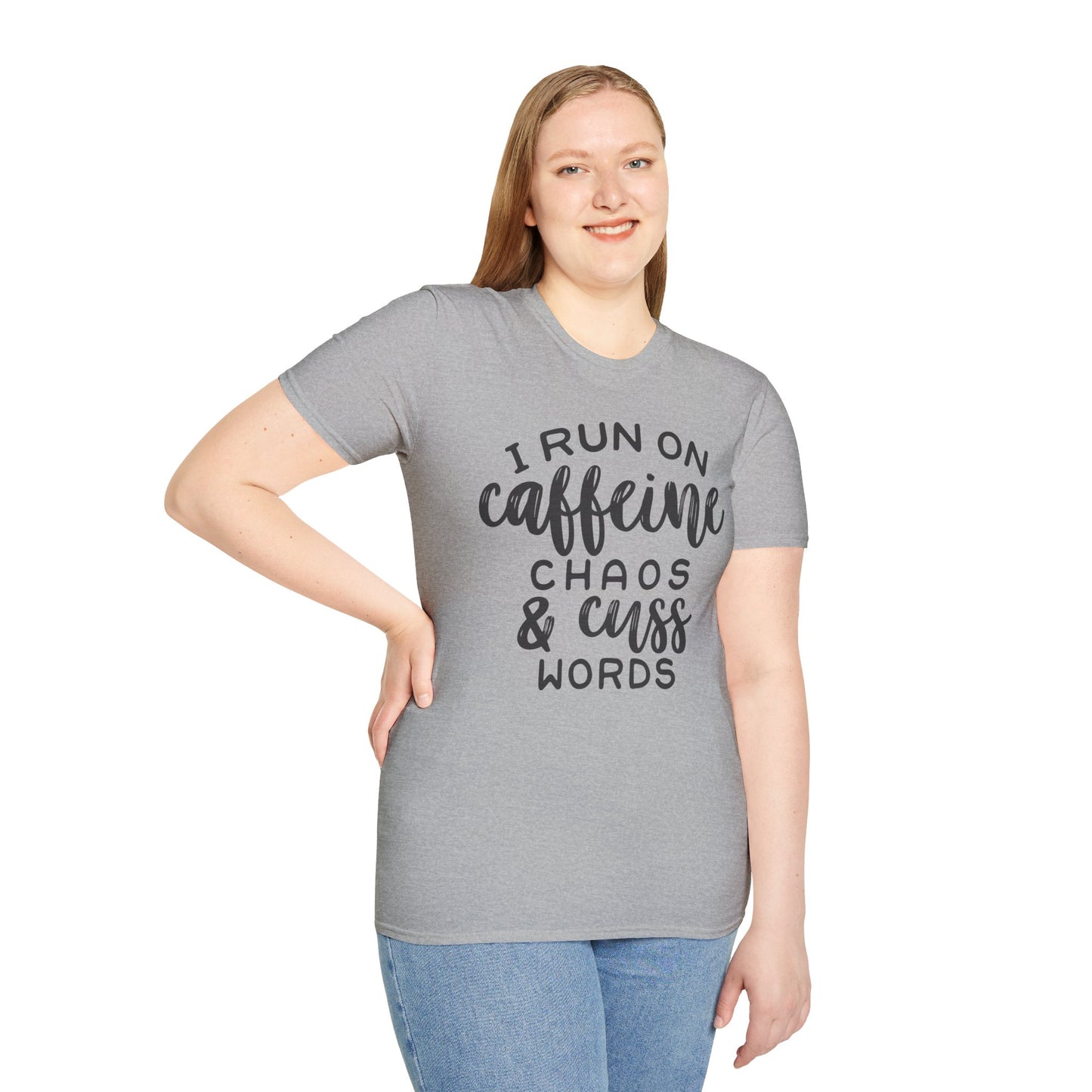 Caffeine Chaos Unisex T-Shirt – Funny Coffee Lover Tee