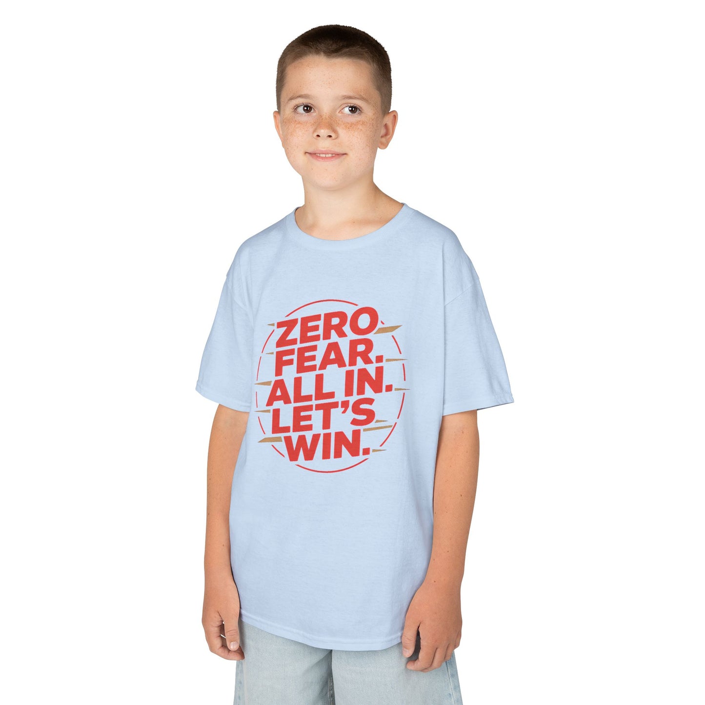 Zero Fear Kids Tee – Inspirational Shirt for Young Champions