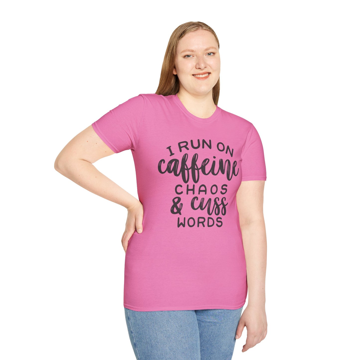 Caffeine Chaos Unisex T-Shirt – Funny Coffee Lover Tee