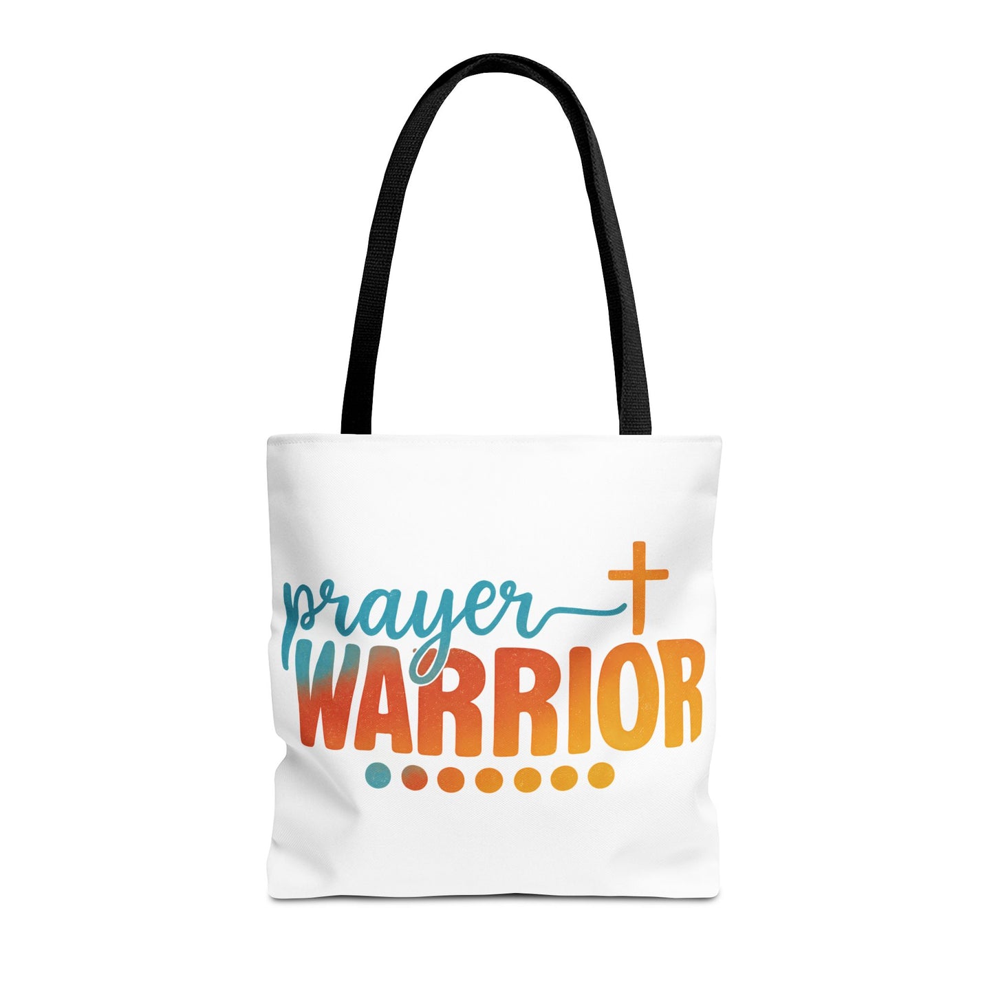 Prayer Warrior Faith Tote Bag – Double-Sided Christian Carryall | Inspirational Religious Gift