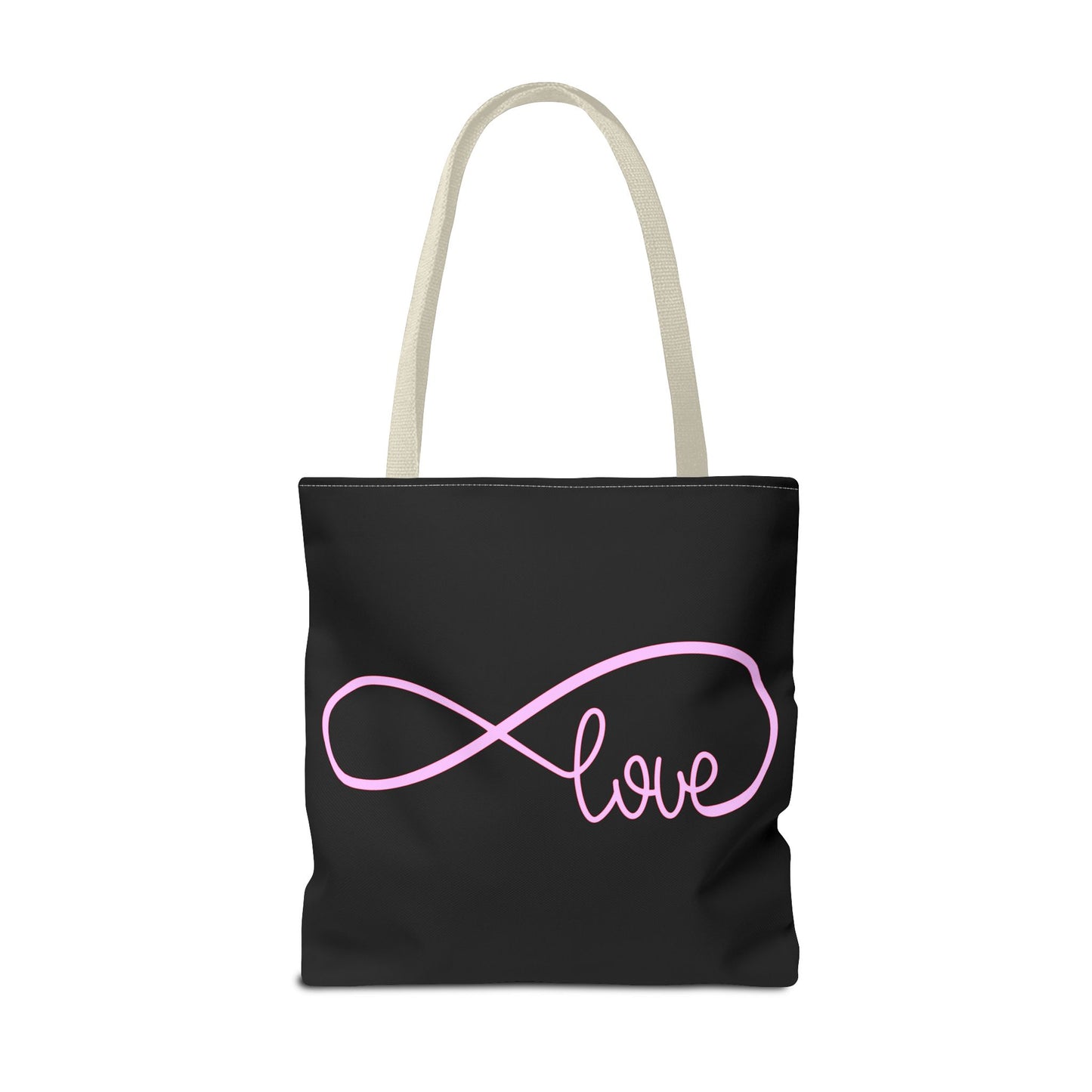 Love Infinity Symbol Tote Bag – Romantic Double-Sided Print, Everyday Carry