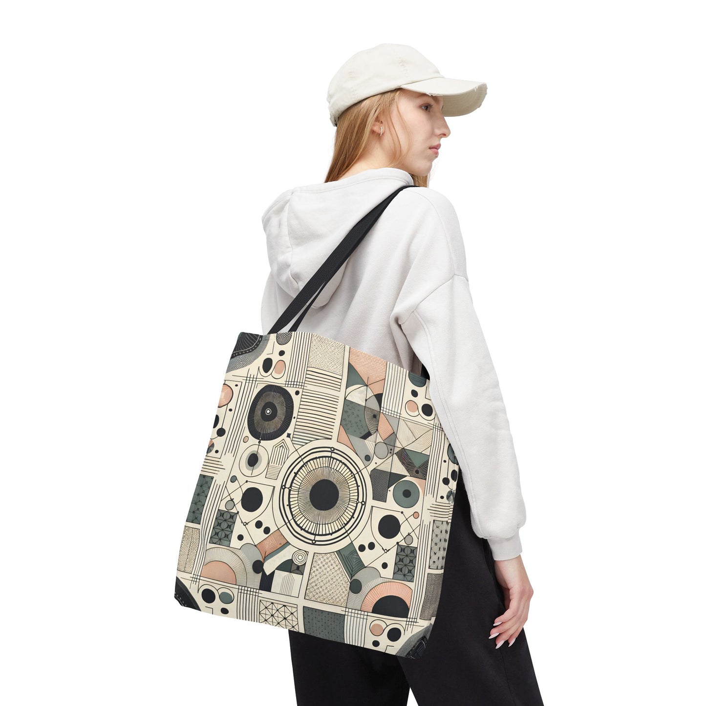 Geometric Pattern Tote Bag – Modern Art Style | Eco-Friendly Shopping Tote, Everyday Carry, Stylish Gift for Her
