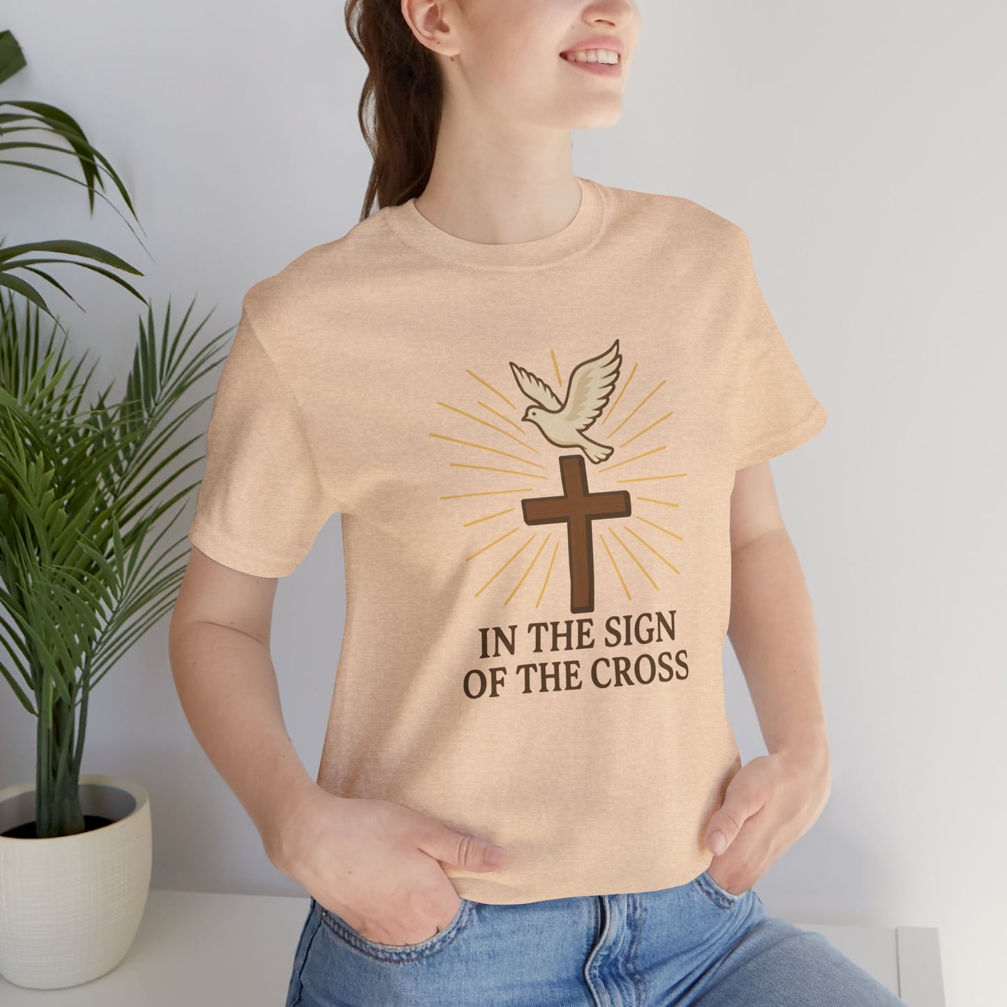 Faith-Inspired “In the Sign of the Cross” T-Shirt