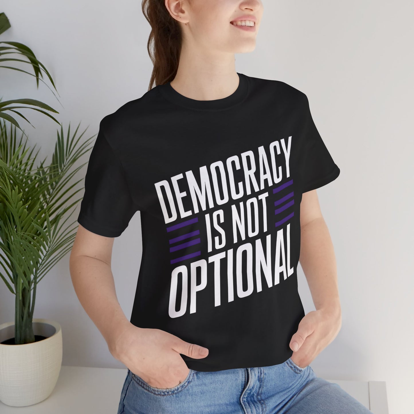 Democracy Is Not Optional – Unisex Political Statement Tee 🗳️