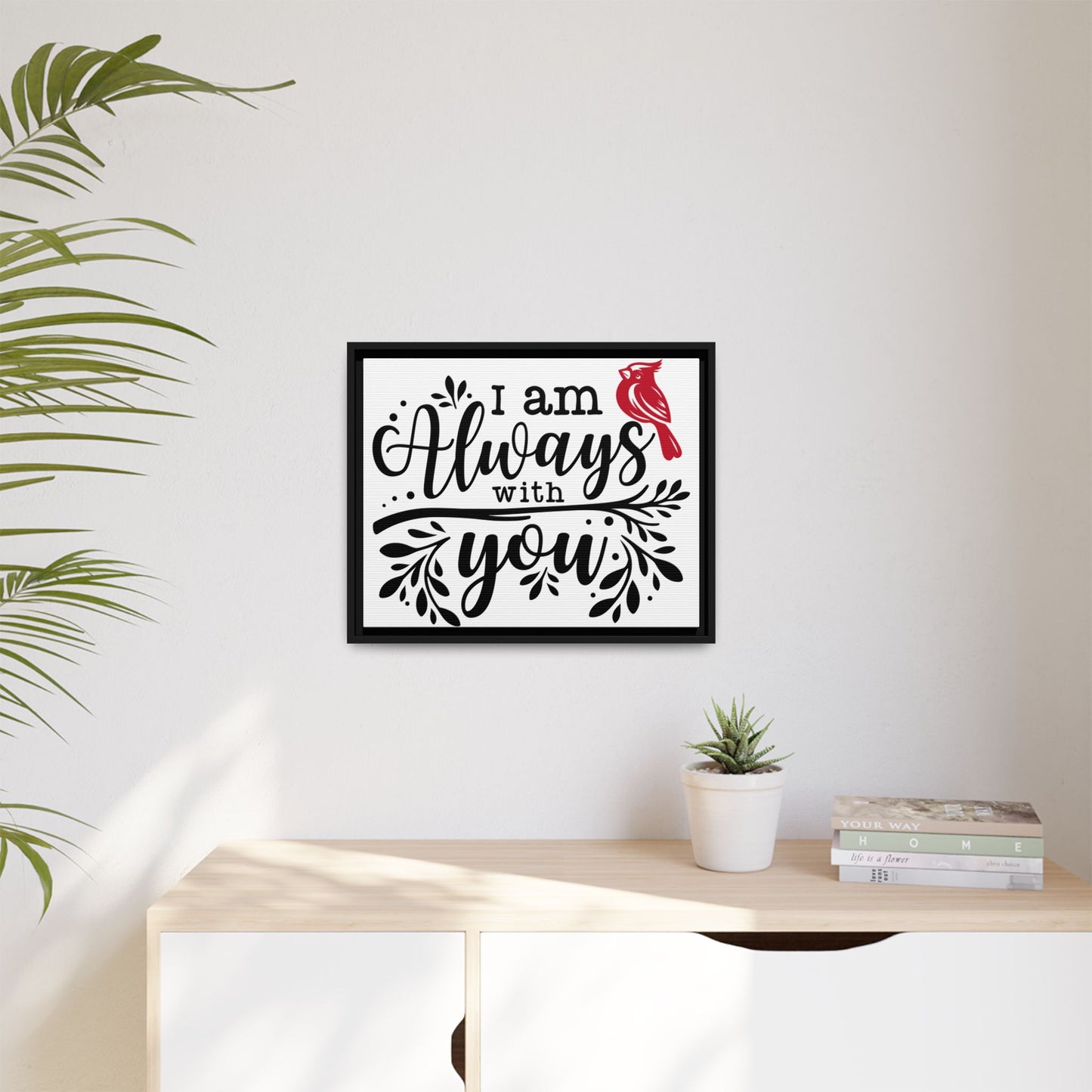 Always With You Cardinal – Matte Canvas Wall Art