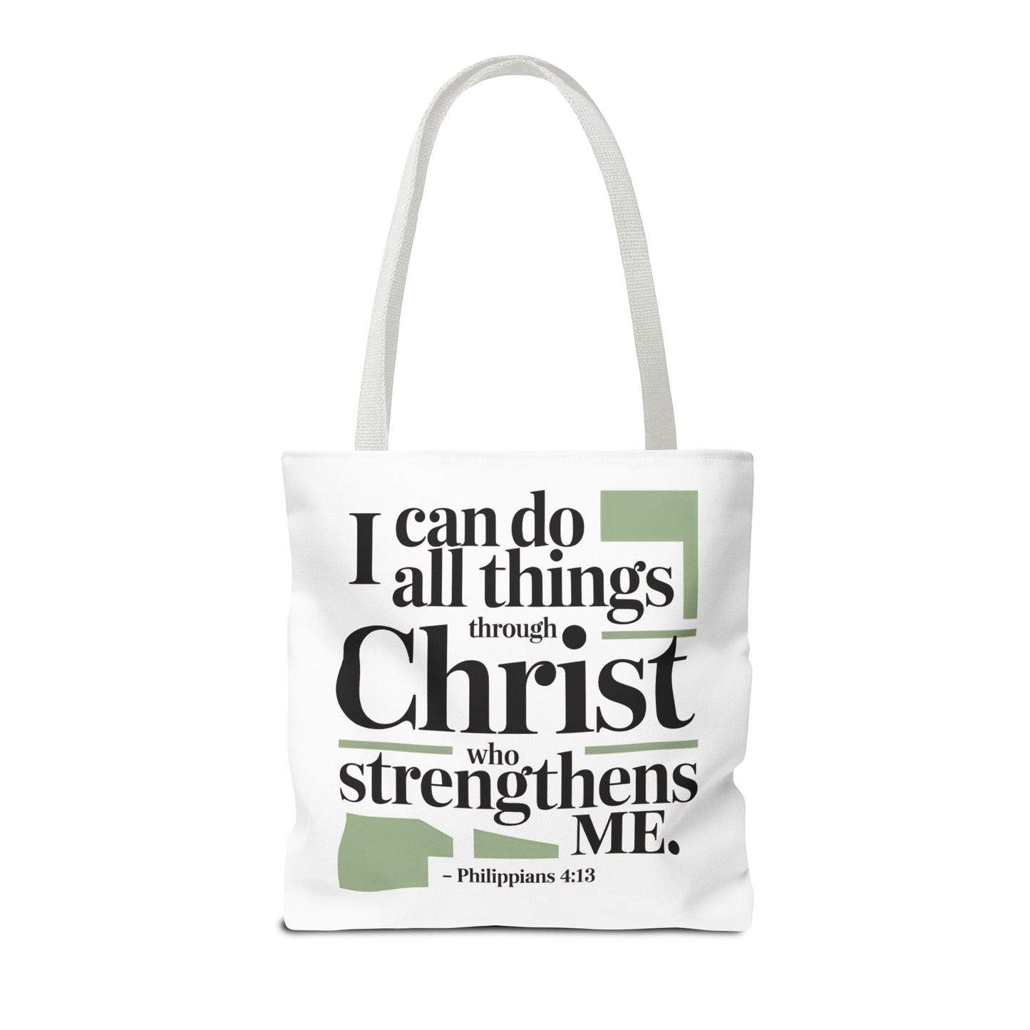 Inspirational Bible Verse Tote Bag – Faith-Based Everyday Carry, Christian Gift for Women, Church & Life