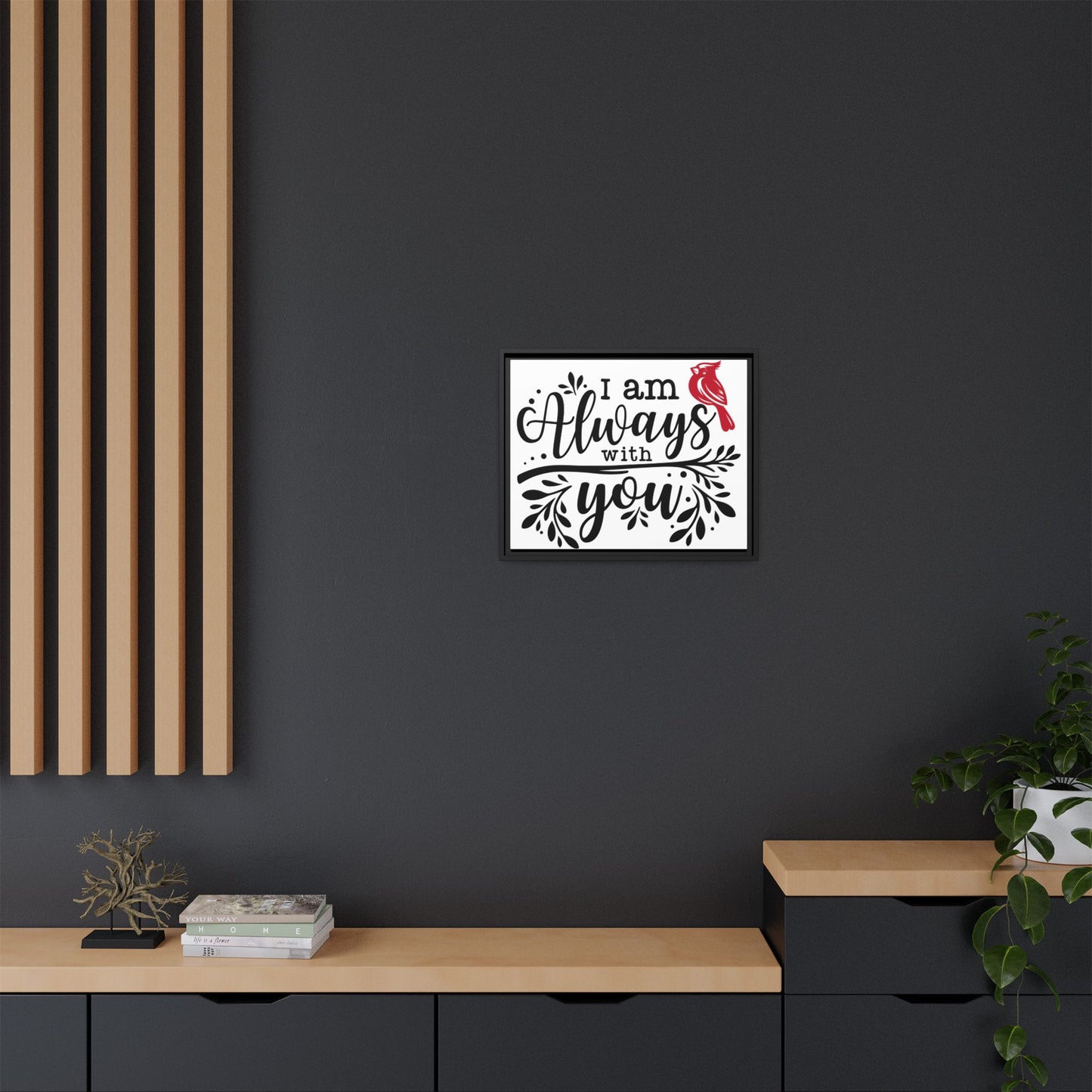 Always With You Cardinal – Matte Canvas Wall Art