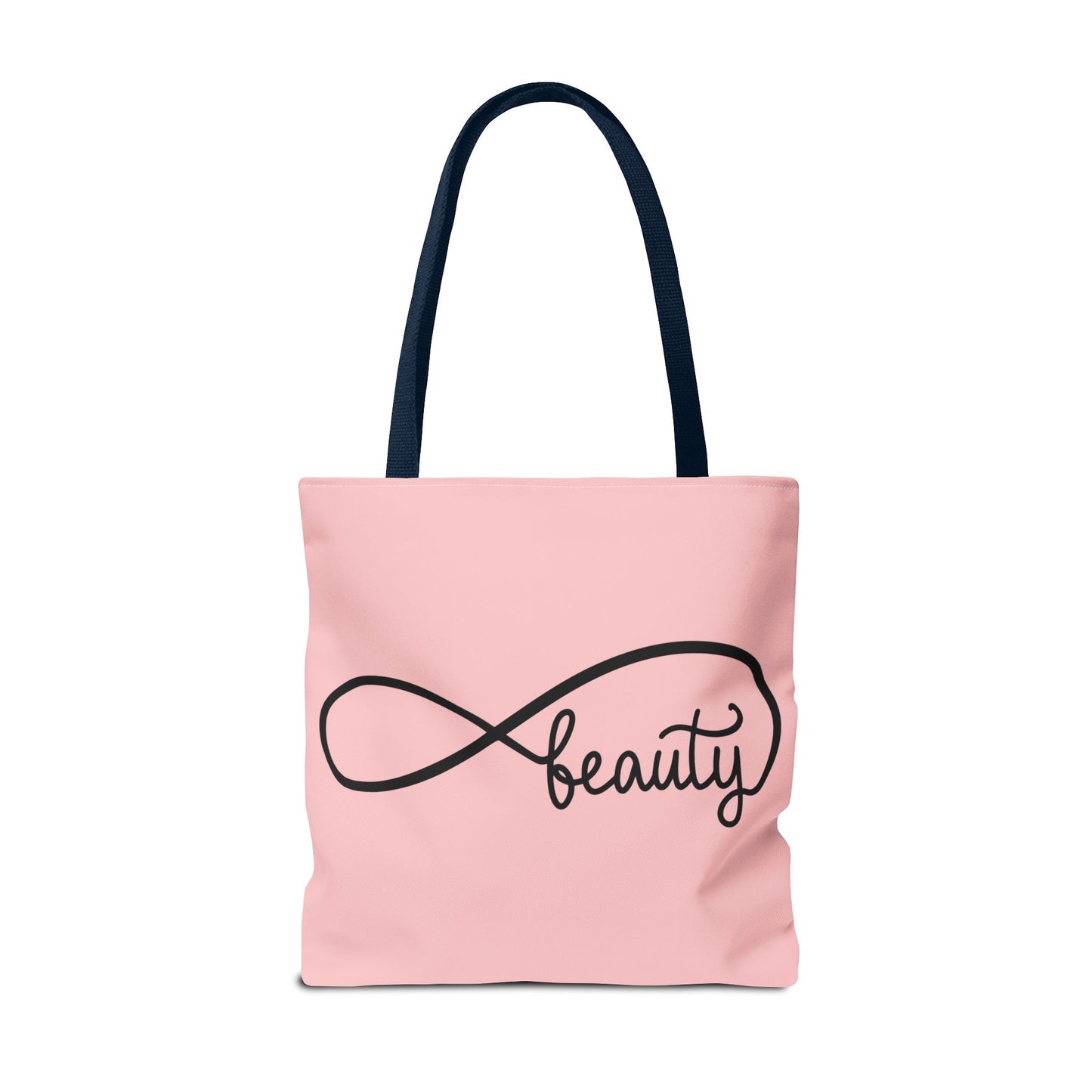 Pink Beauty Infinity Tote Bag – Inspirational Double-Sided Print in 3 Sizes