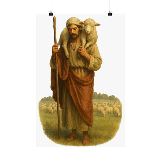 Shepherd Wall Art – Biblical Poster Print
