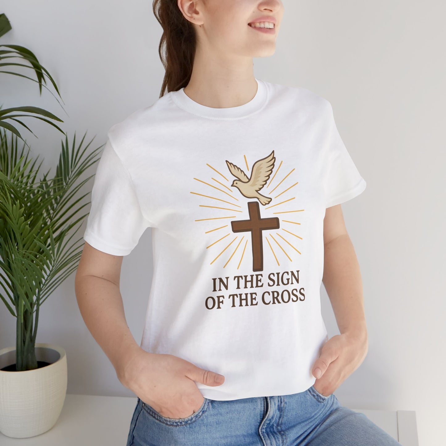 Faith-Inspired “In the Sign of the Cross” T-Shirt