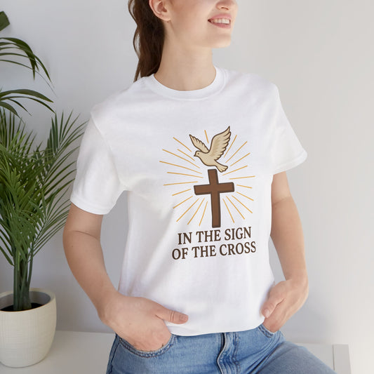 Faith-Inspired “In the Sign of the Cross” T-Shirt