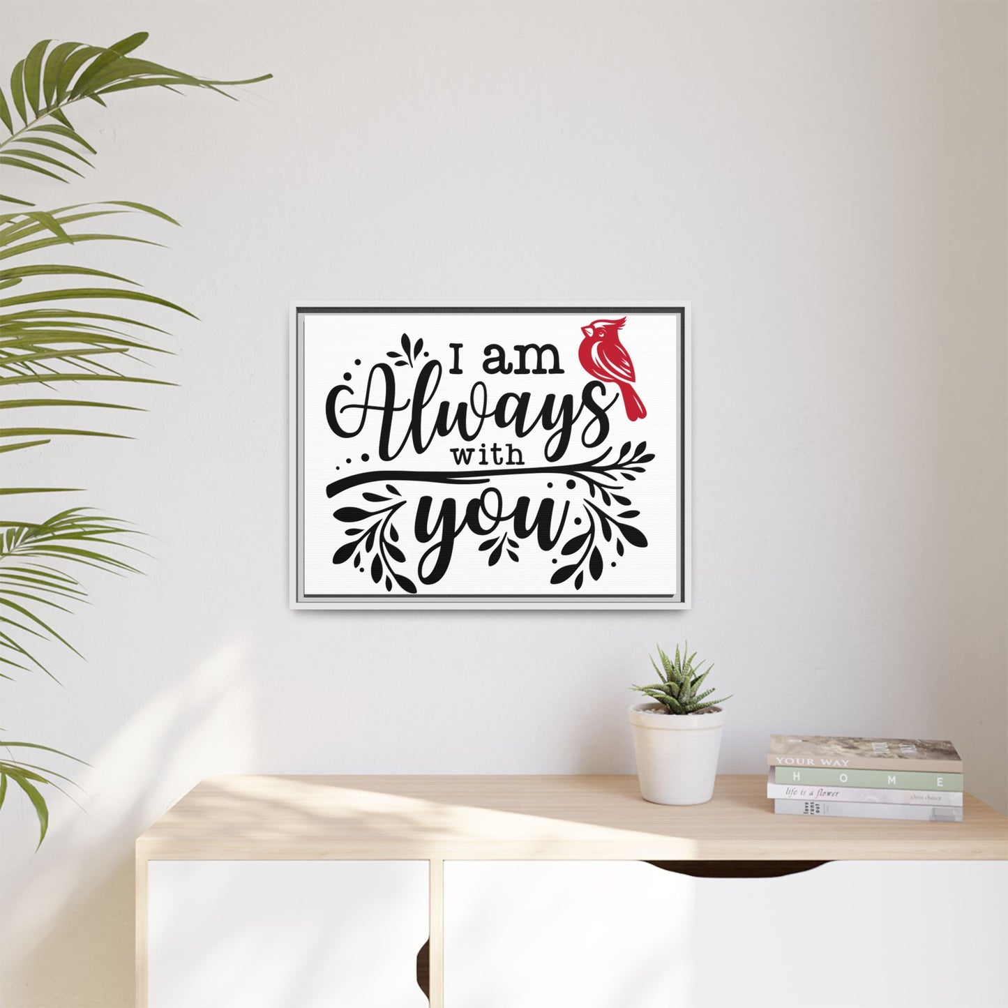 Always With You Cardinal – Matte Canvas Wall Art