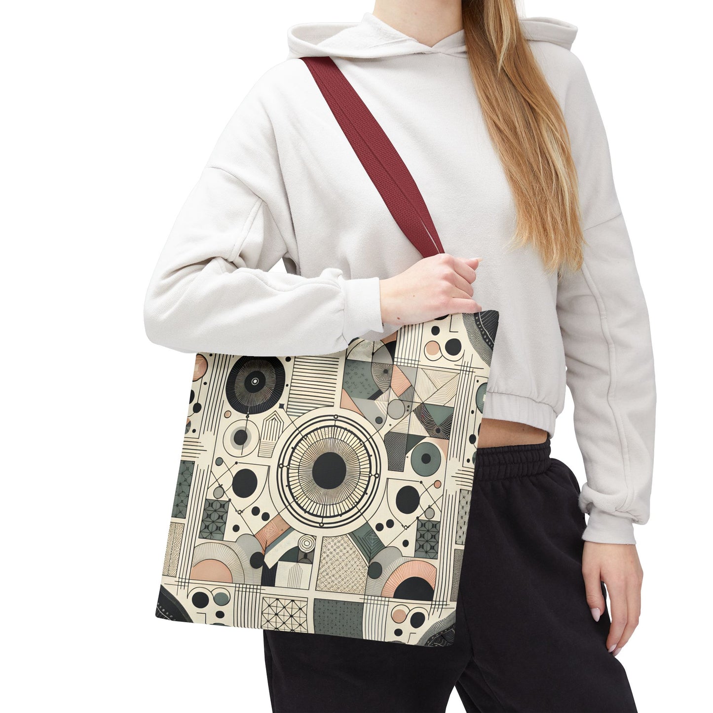 Geometric Pattern Tote Bag – Modern Art Style | Eco-Friendly Shopping Tote, Everyday Carry, Stylish Gift for Her