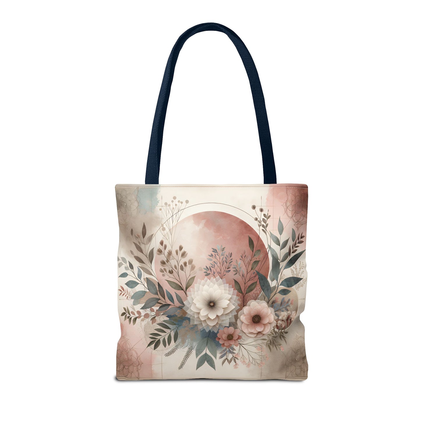 Floral Tote Bag – Elegant Eco-Friendly Accessory for Shopping, Weddings, and Gifting