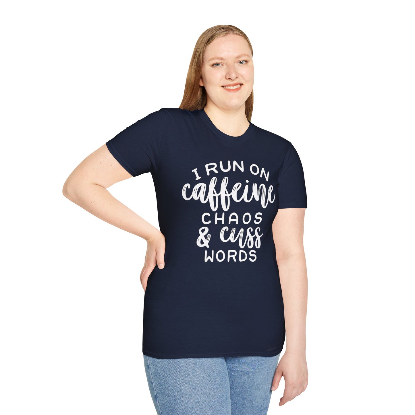 Caffeine Chaos Unisex T-Shirt – Funny Coffee Lover Tee