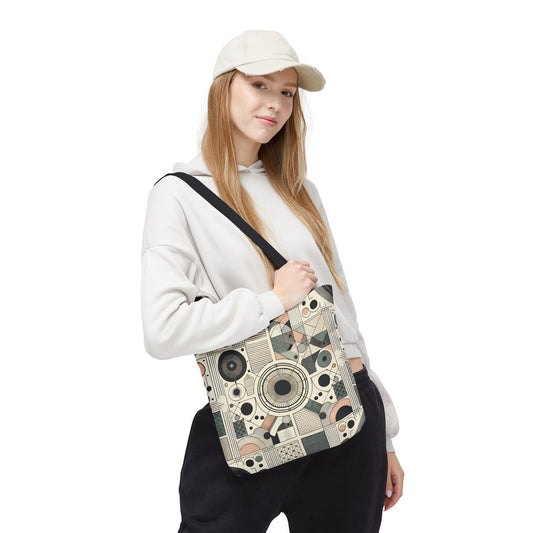 Geometric Pattern Tote Bag – Modern Art Style | Eco-Friendly Shopping Tote, Everyday Carry, Stylish Gift for Her